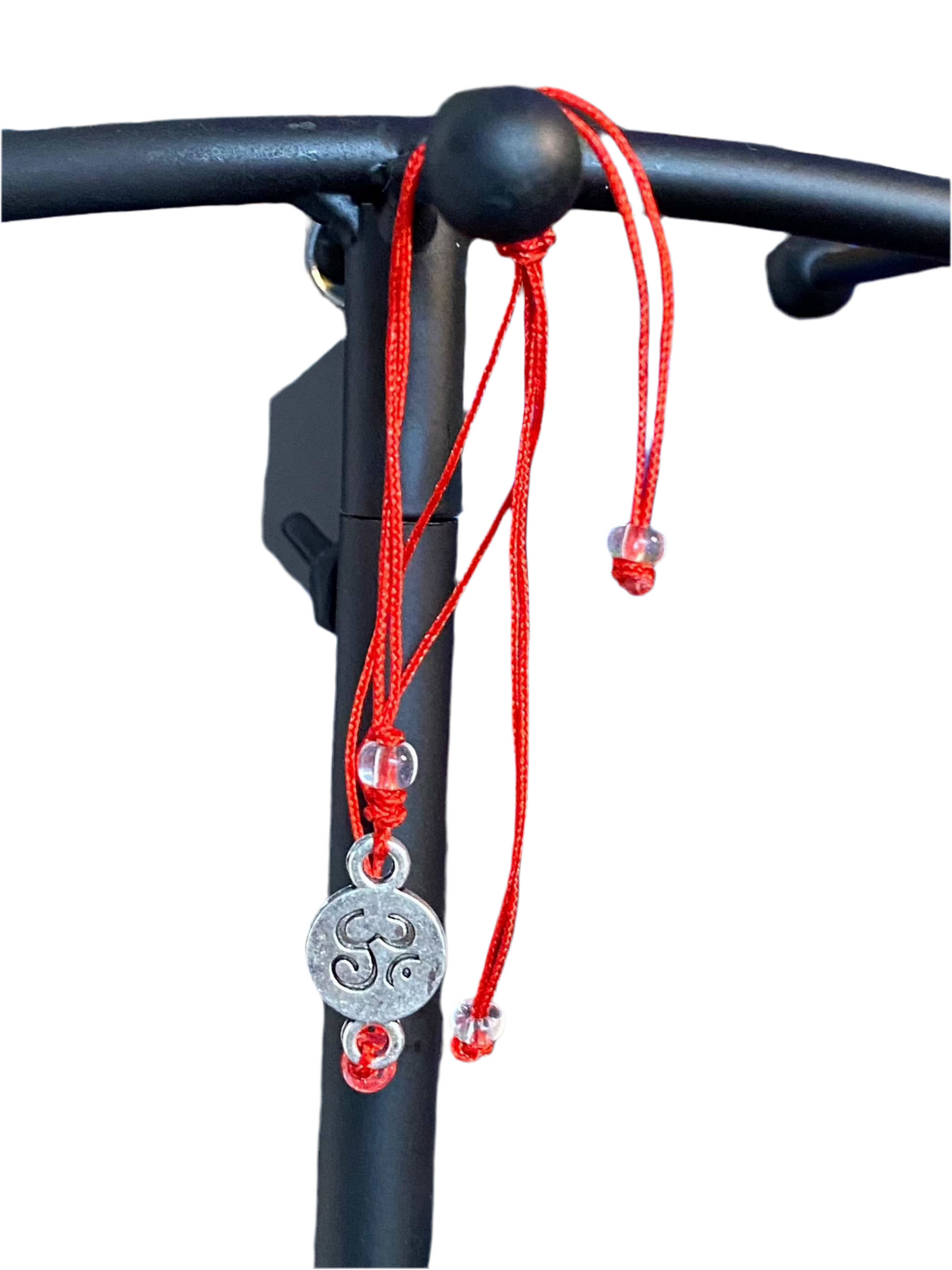Red String Om Pull String Bracelet