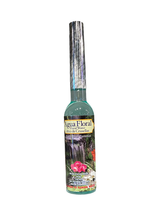 Floral Water Cologne Crusellas & Company bottle with refreshing floral scent, 7 fl oz.