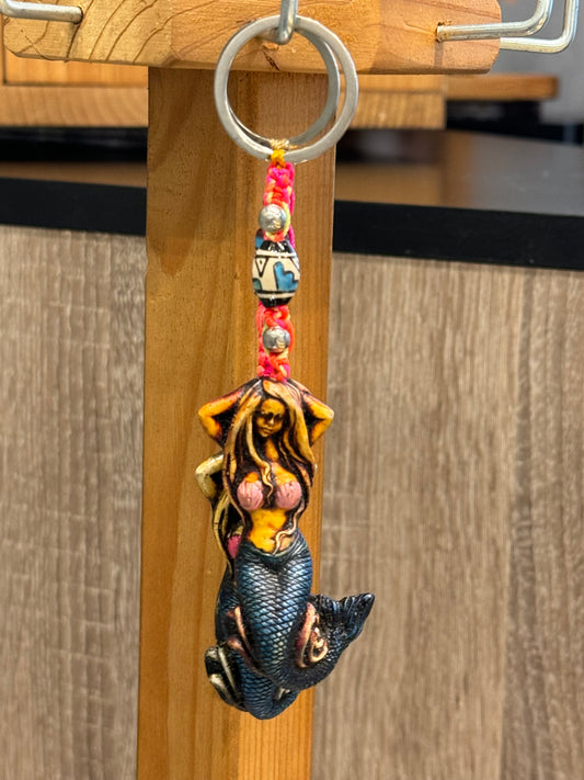 Mermaid Fantasy Durepox Resin Figurine Keychain