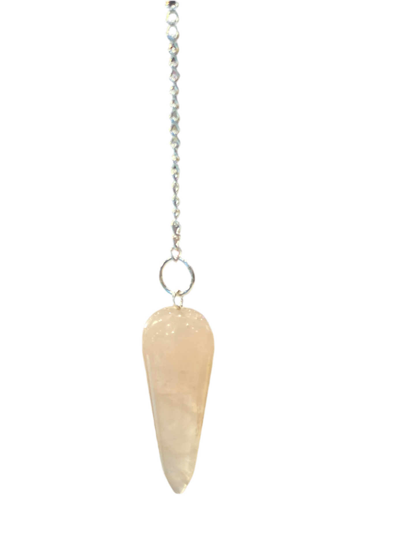 Rose Quartz Tear Drop Pendulum