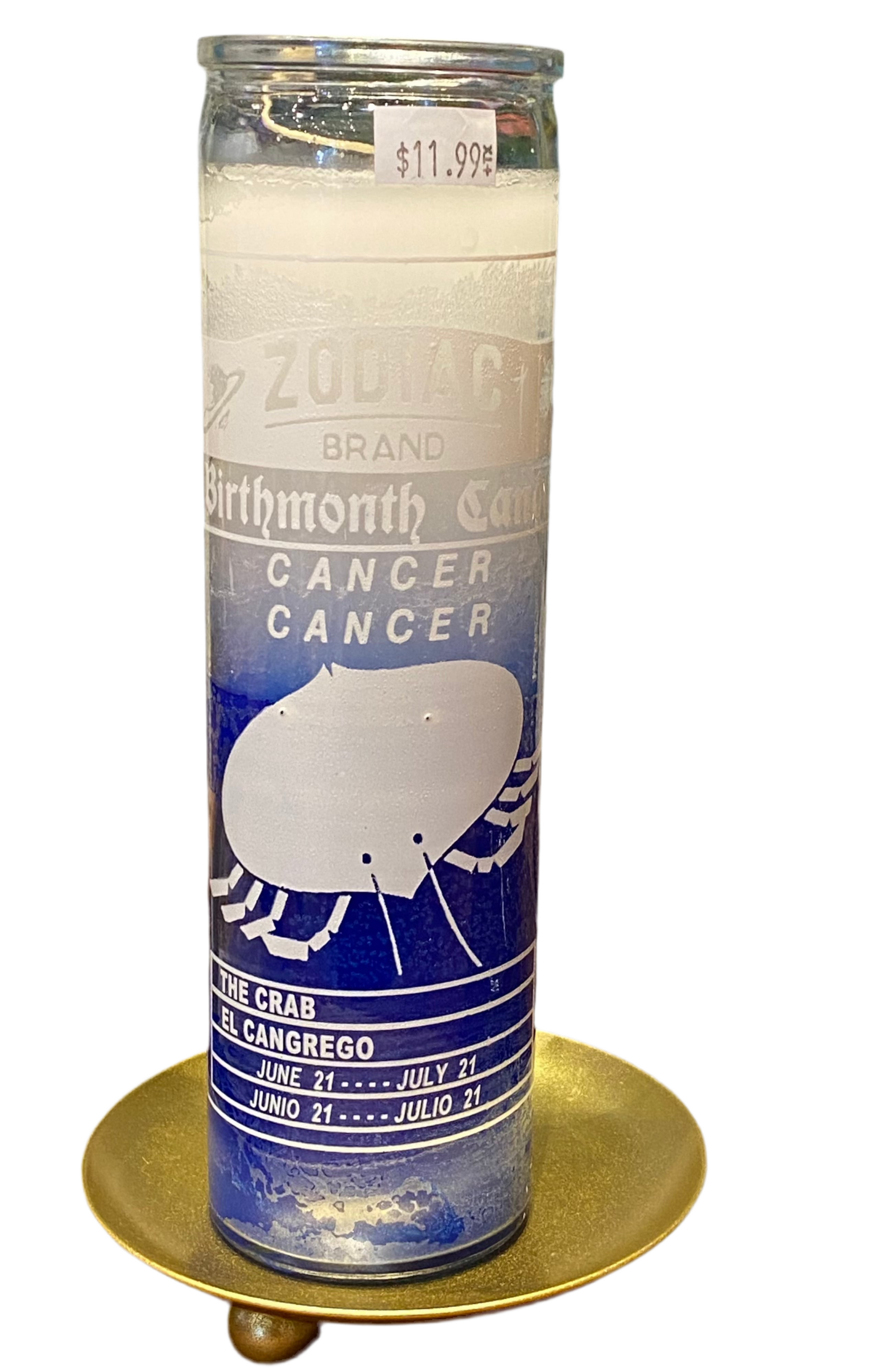 Zodiac Cancer Candle