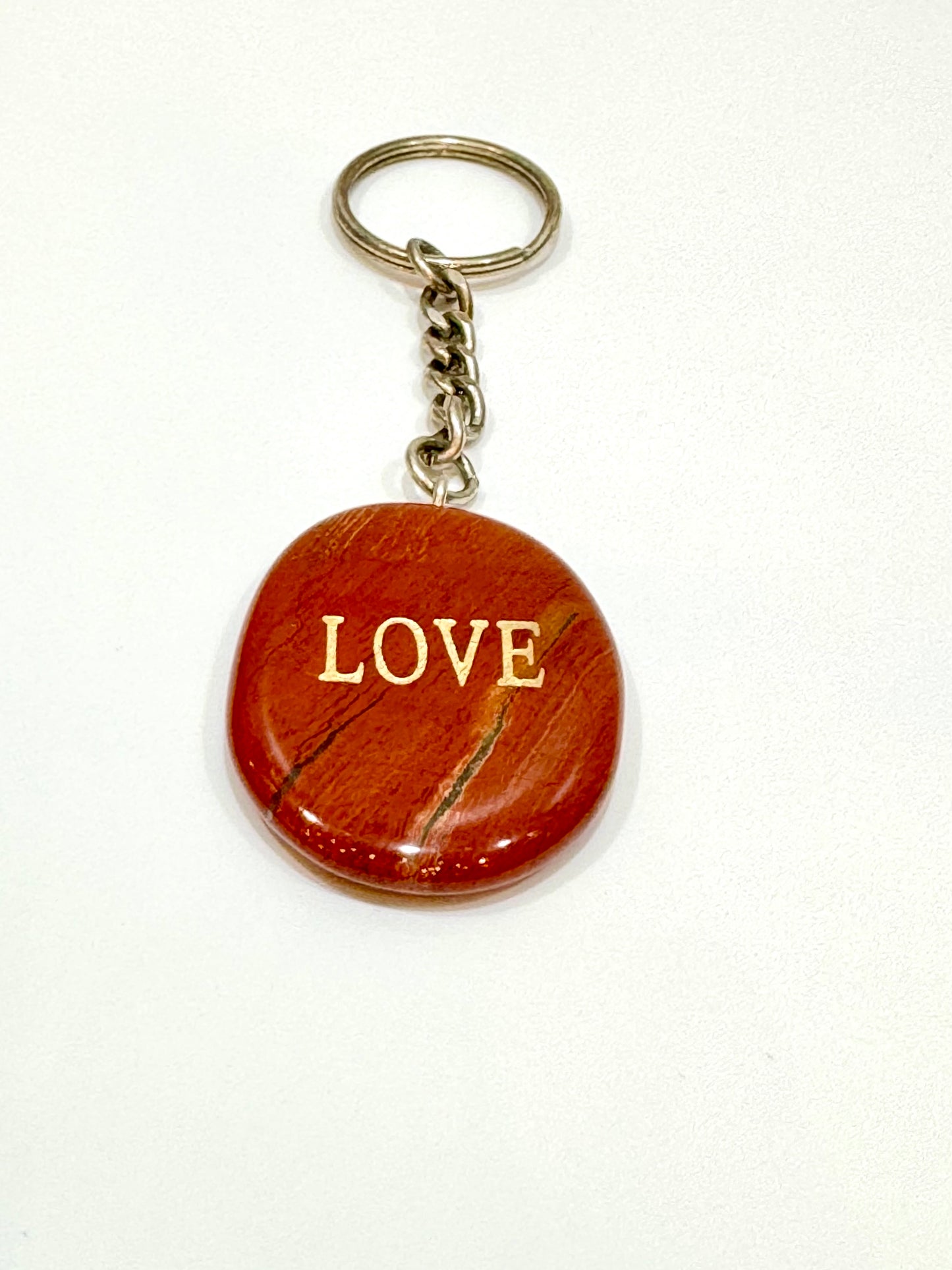 Red Jasper Key Chain - Love