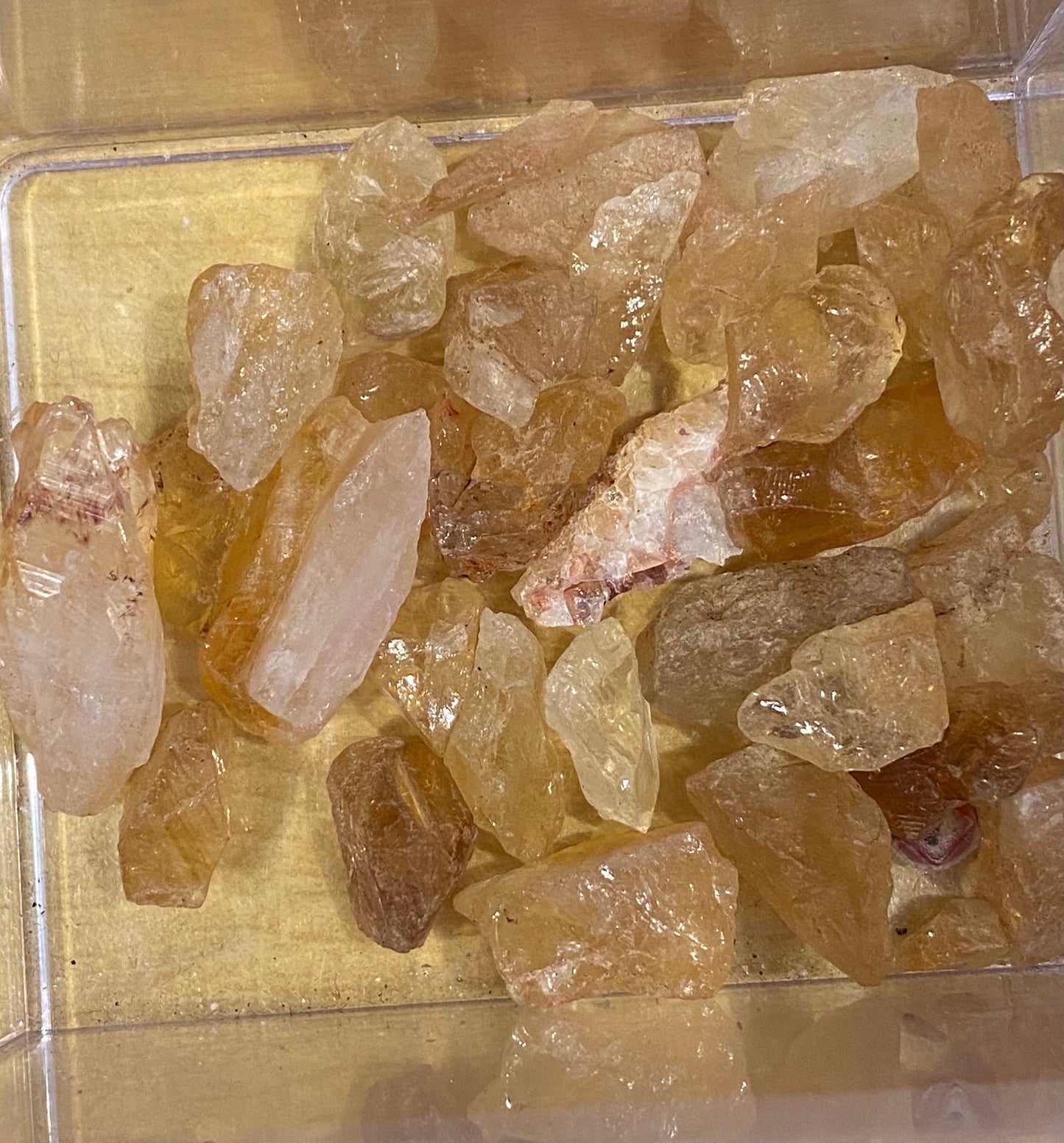 Citrine Rough Chip Stone 1pc
