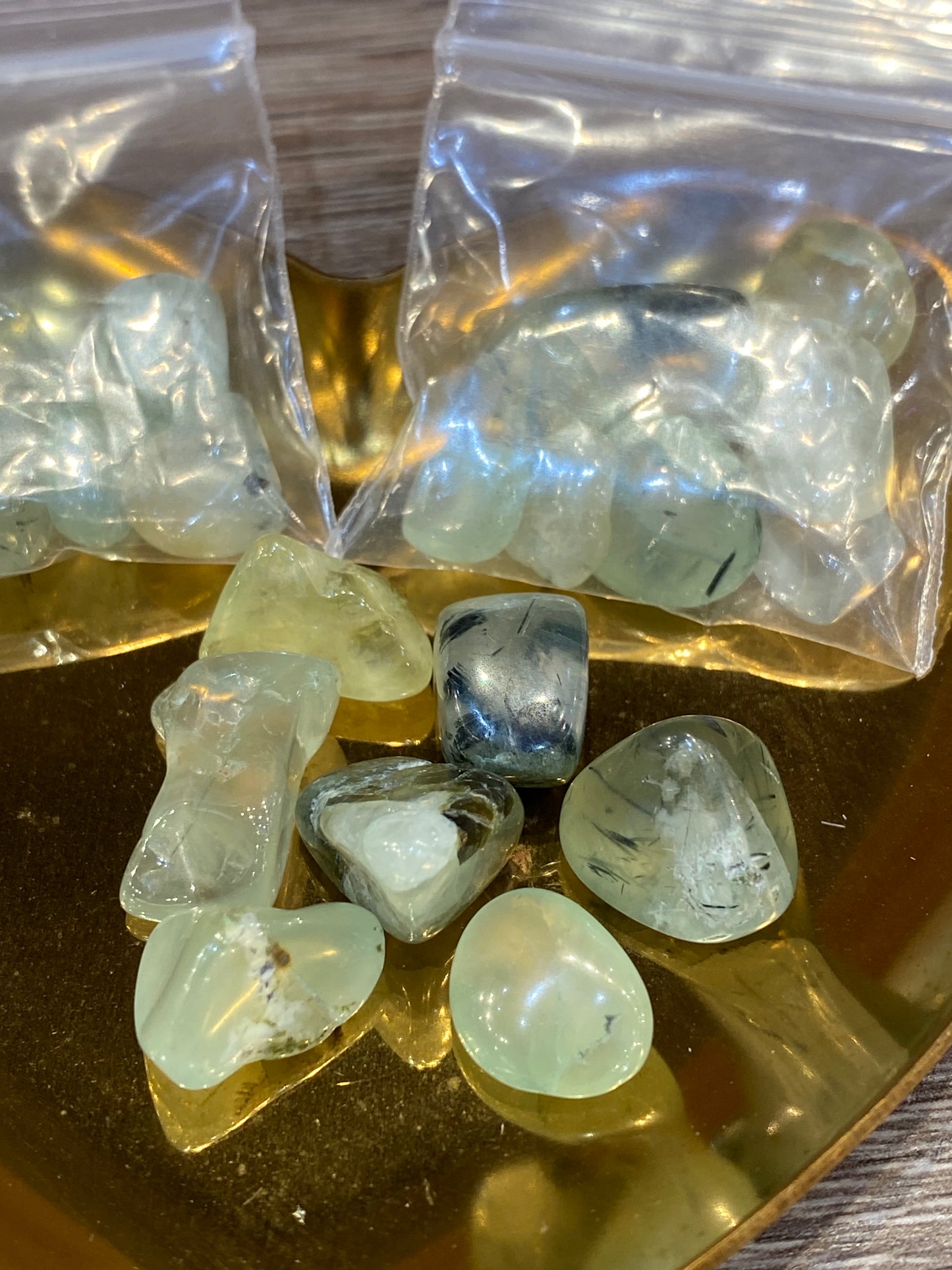 Prehnite Chip Stone