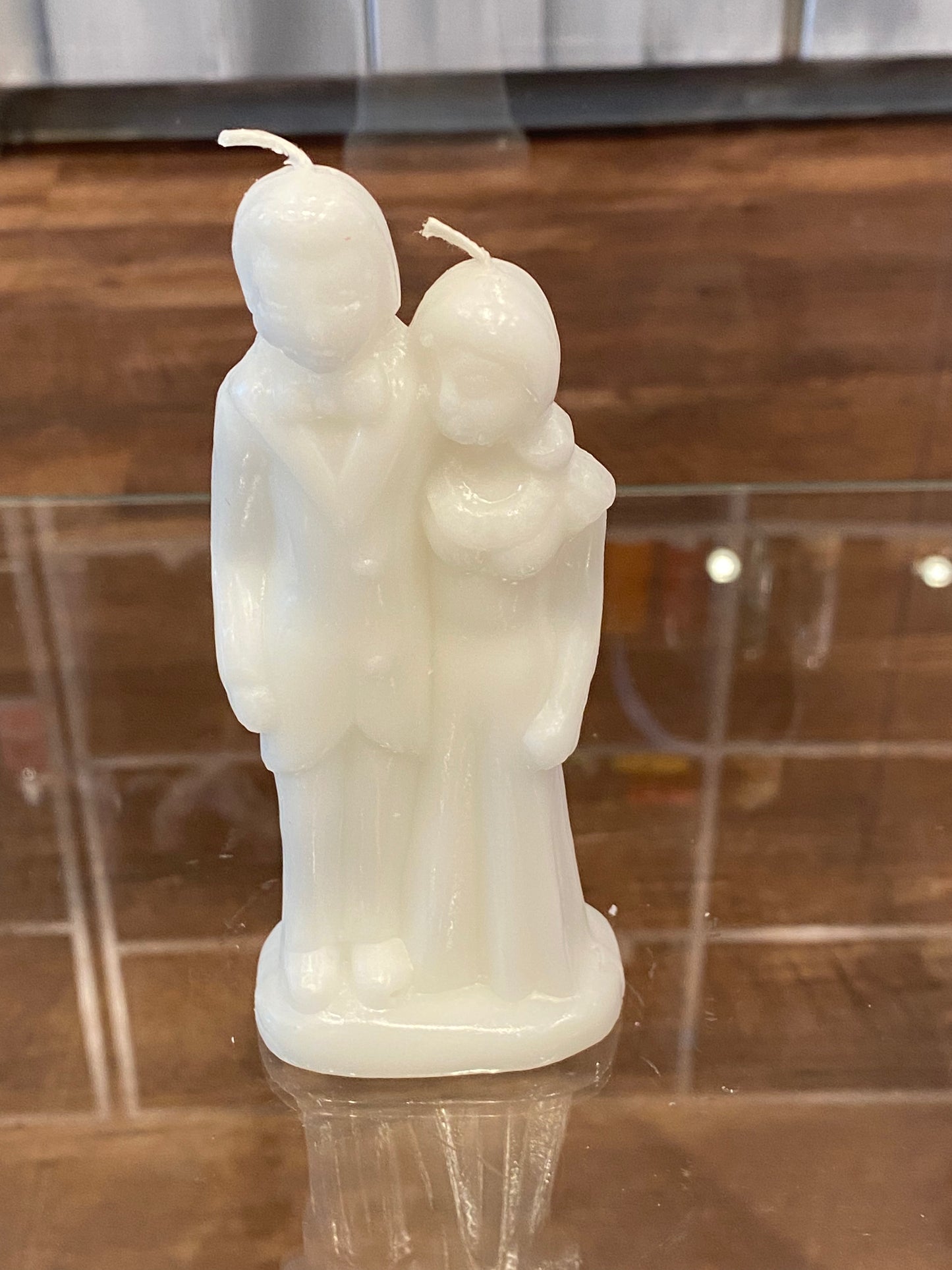 Decorative Ritual Wedding Couple Candle White