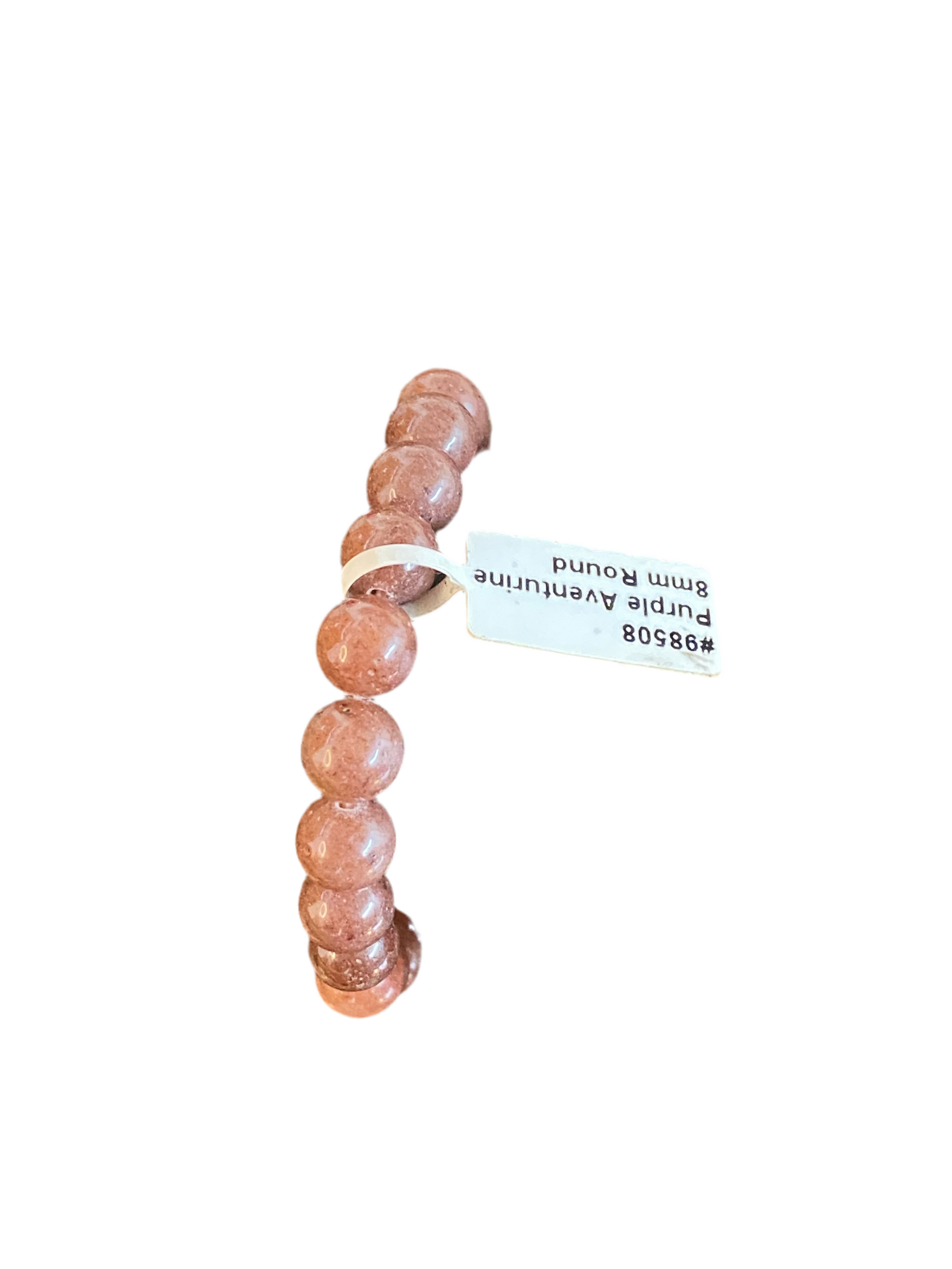 Purple Aventurine Beaded Bracelet