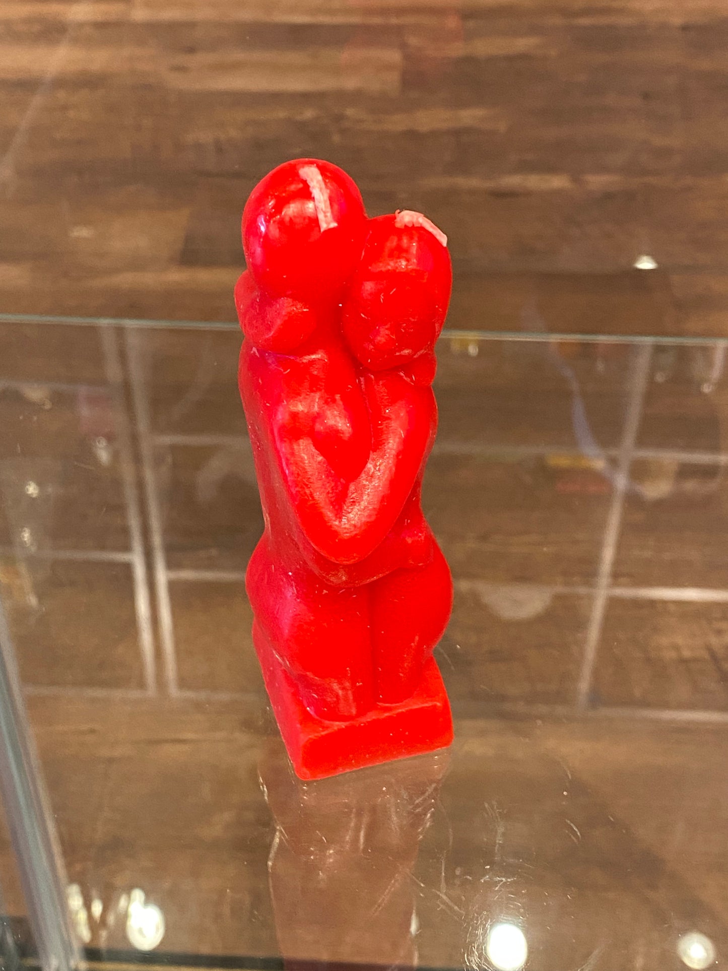 Erotic Couple Candle Red