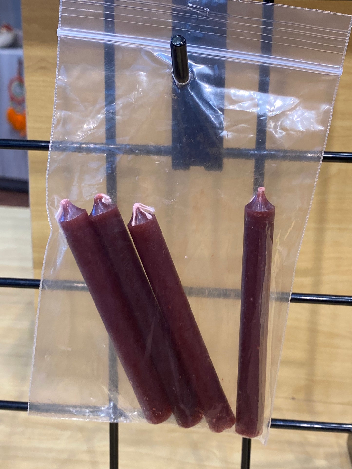Brown Mini Chime Ritual Spell Candles 4”