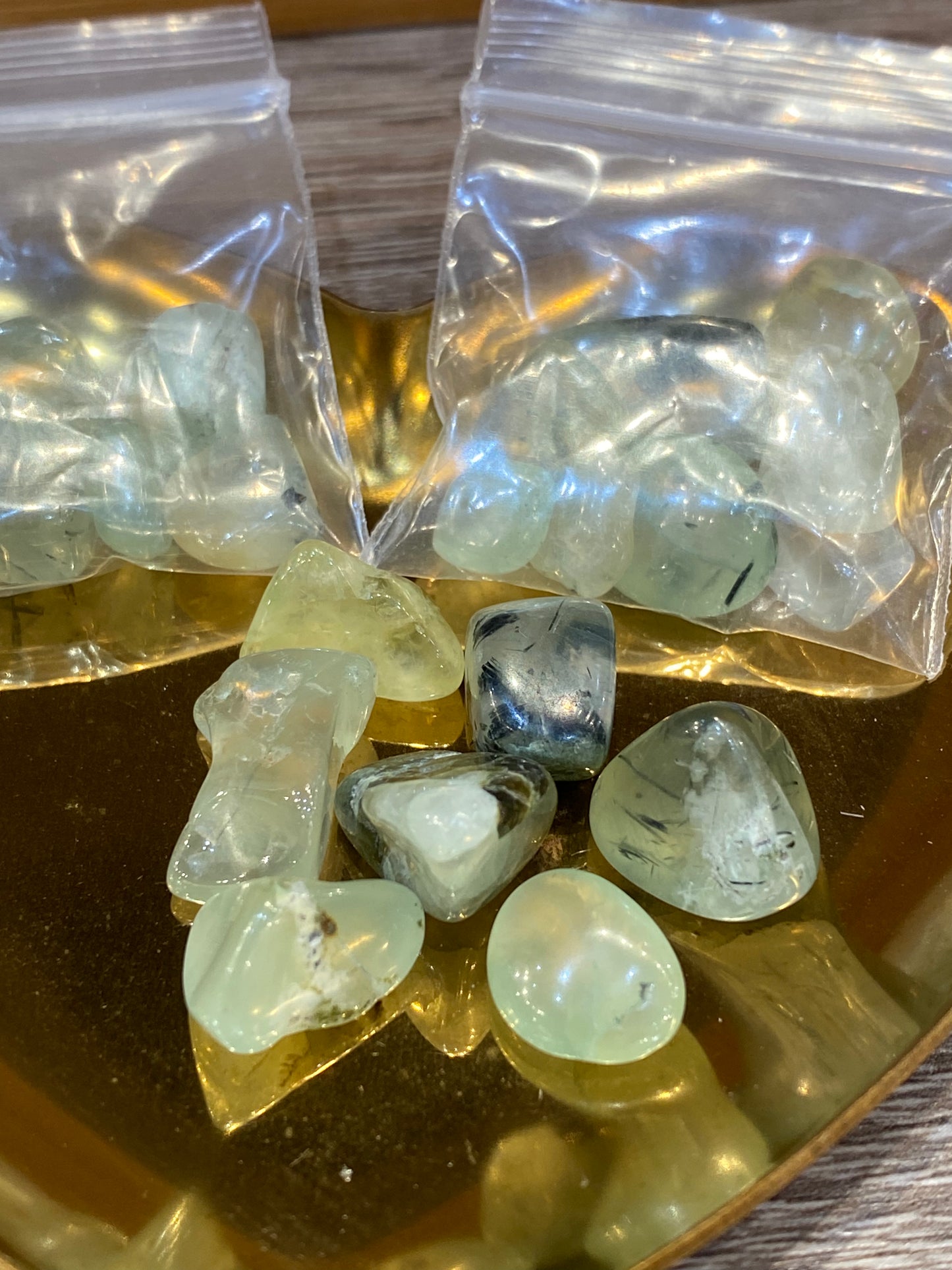 Prehnite Chip Stone