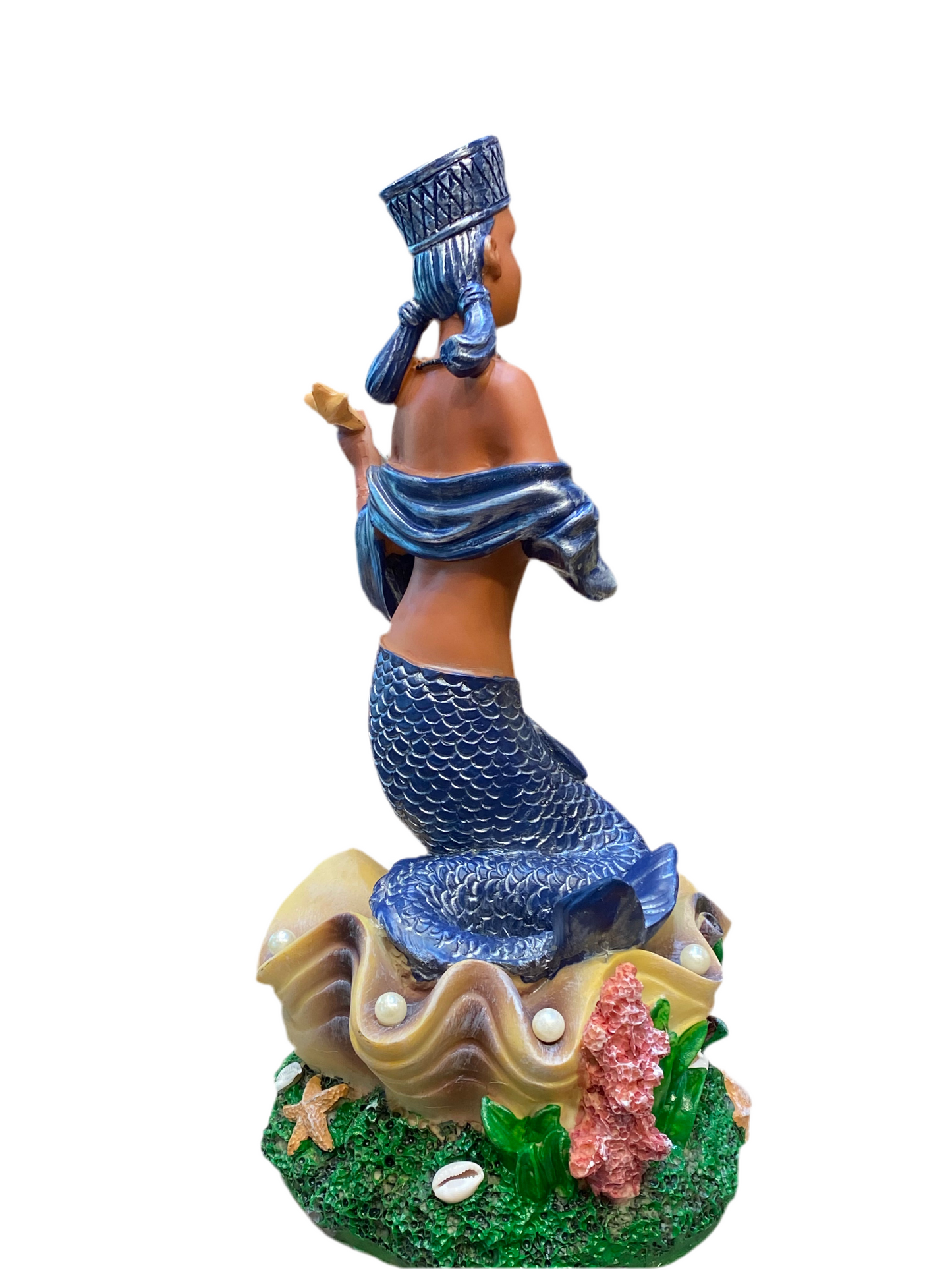Yemaya Orisha Goddess of the Seas 16” Statue Brown