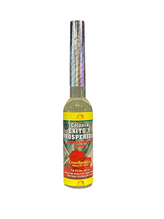 Success and Prosperity Cologne bottle promoting abundance and positive energy.