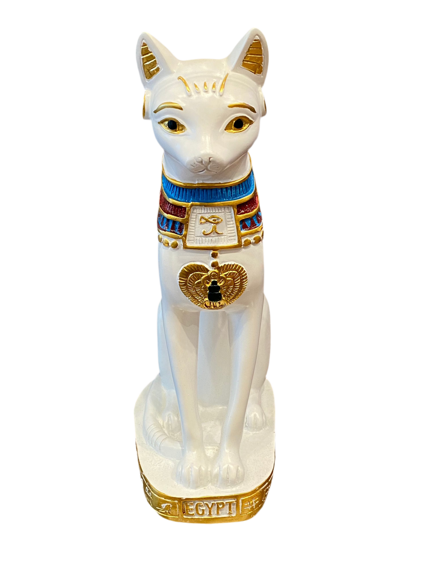Large White Egyptian Bastet Cat