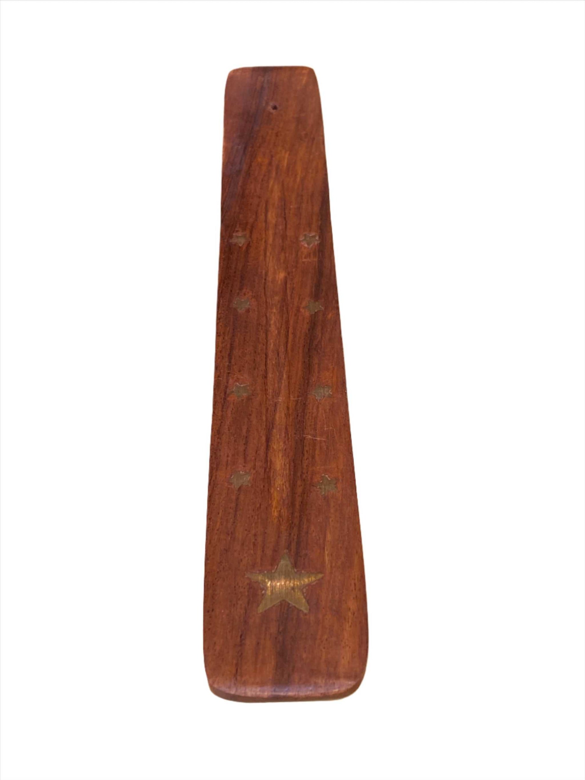 Wooden Ash Catcher Incense Holder Star