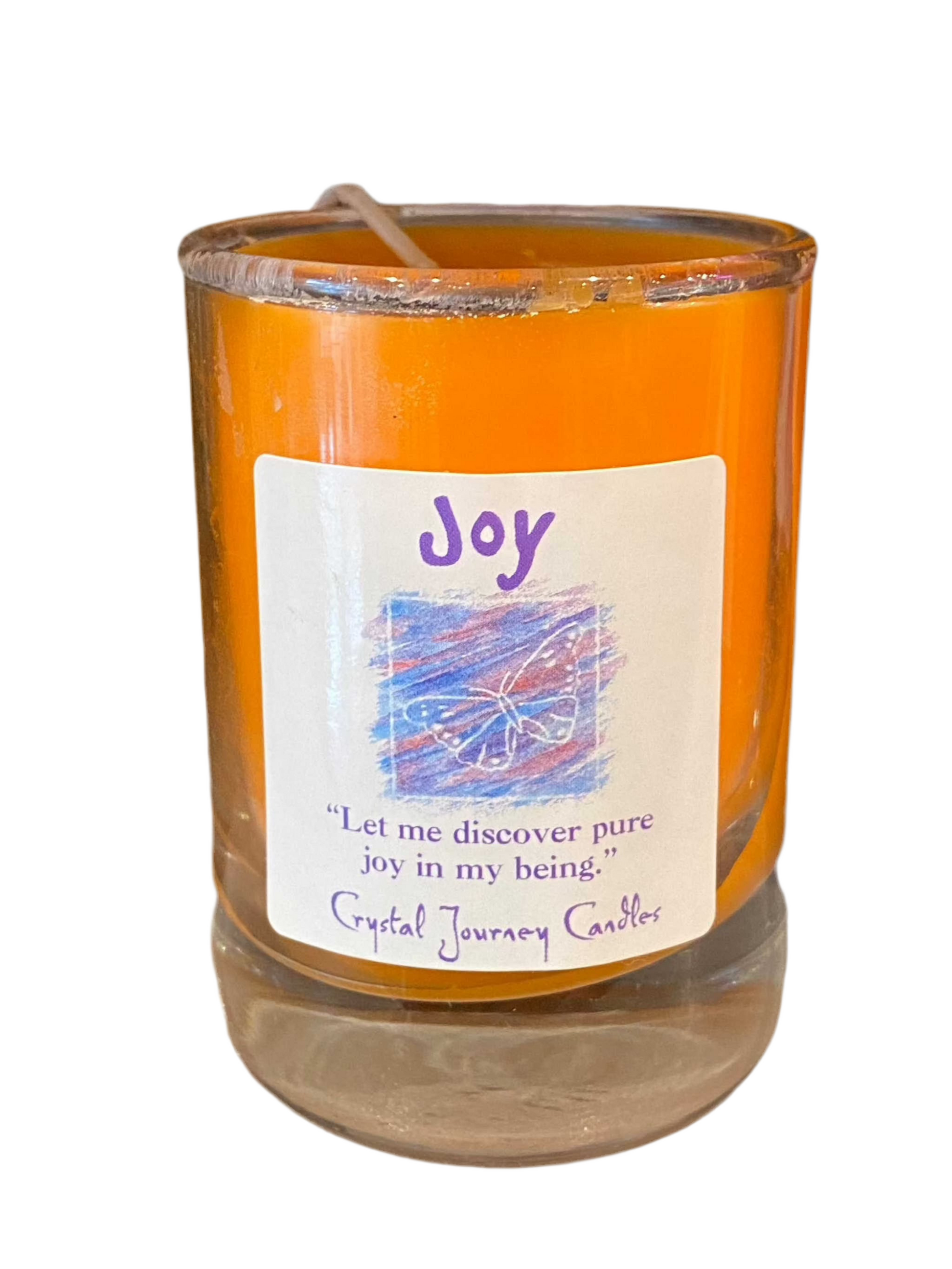 Joy Crystal Journey Filled Glass Votives