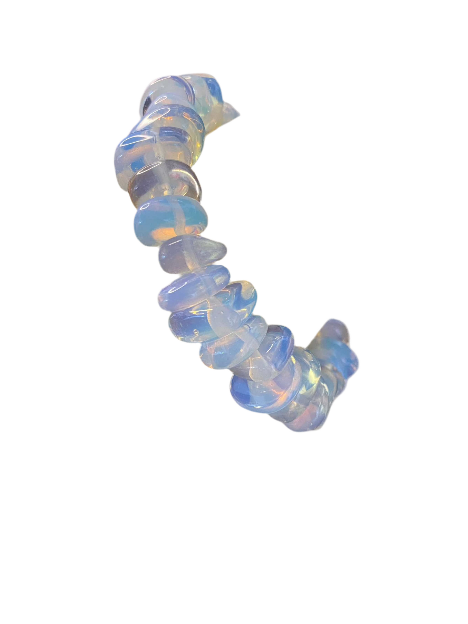 Opalite Tumbled Bead Bracelet