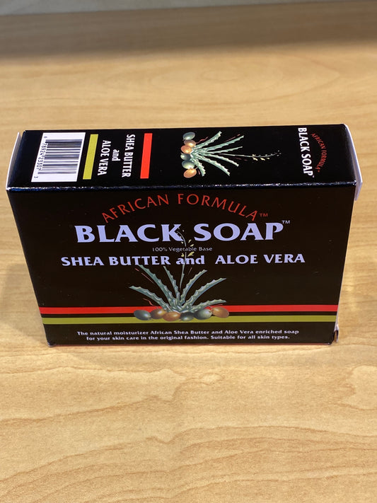 African Formula Black Soap Shea Butter and Aloe Vera