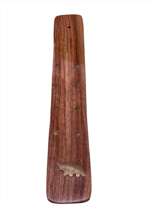 Wooden Ash Catcher Incense Holder Elephant