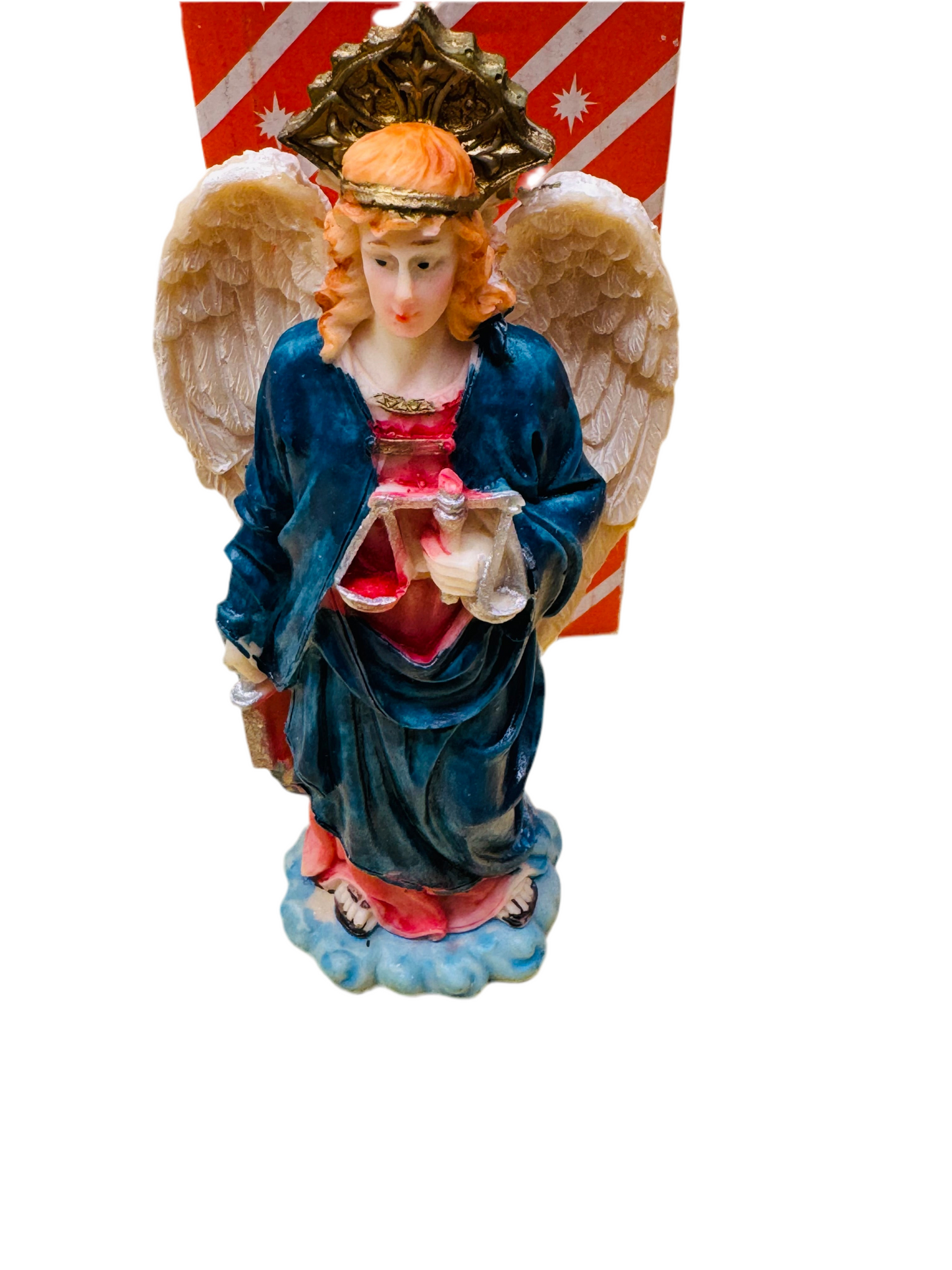 Saint Uriel Statue Archangel Uriel Holy Figurine Religious Decoration Statue 5”