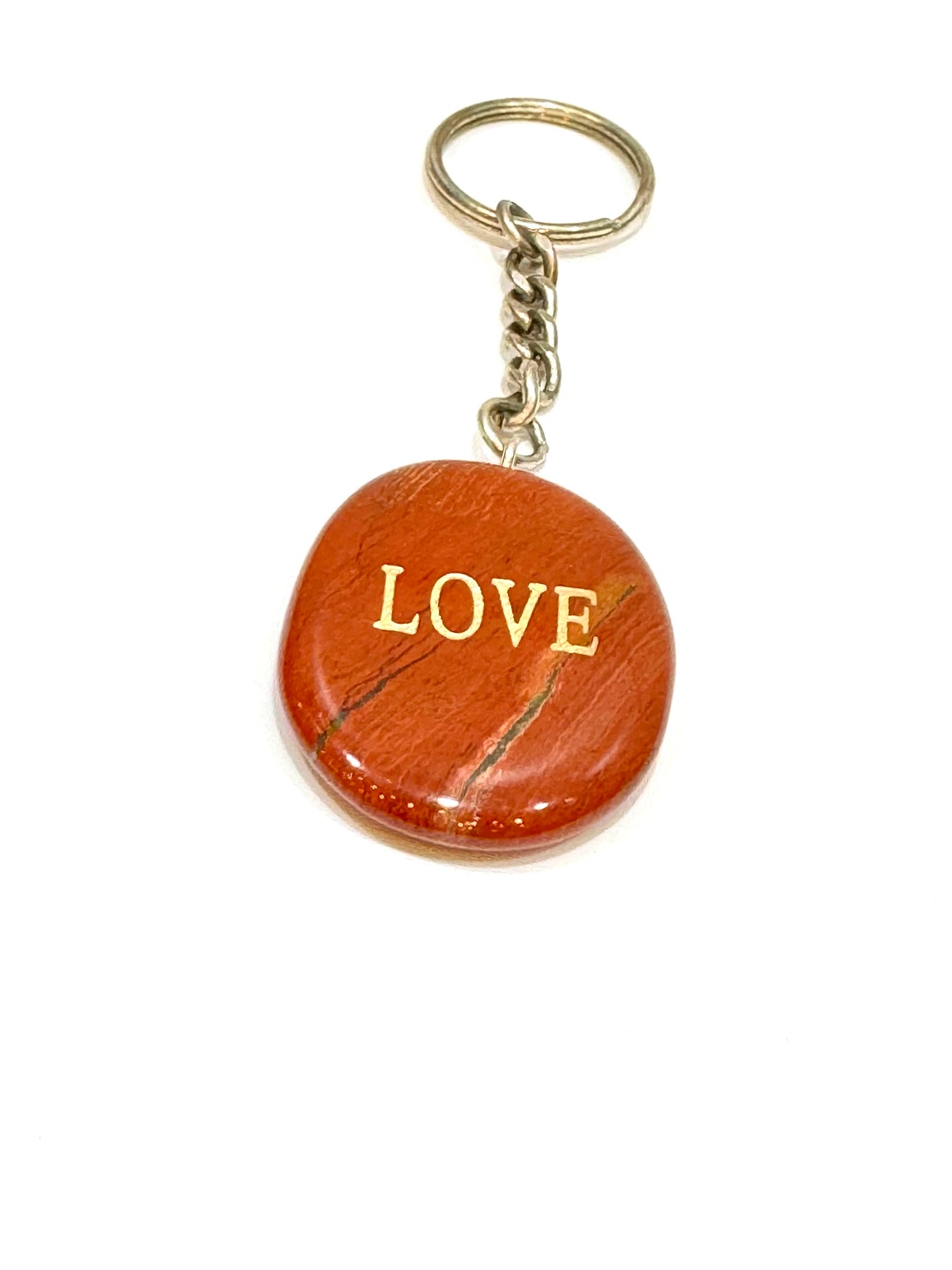 Red Jasper Key Chain - Love