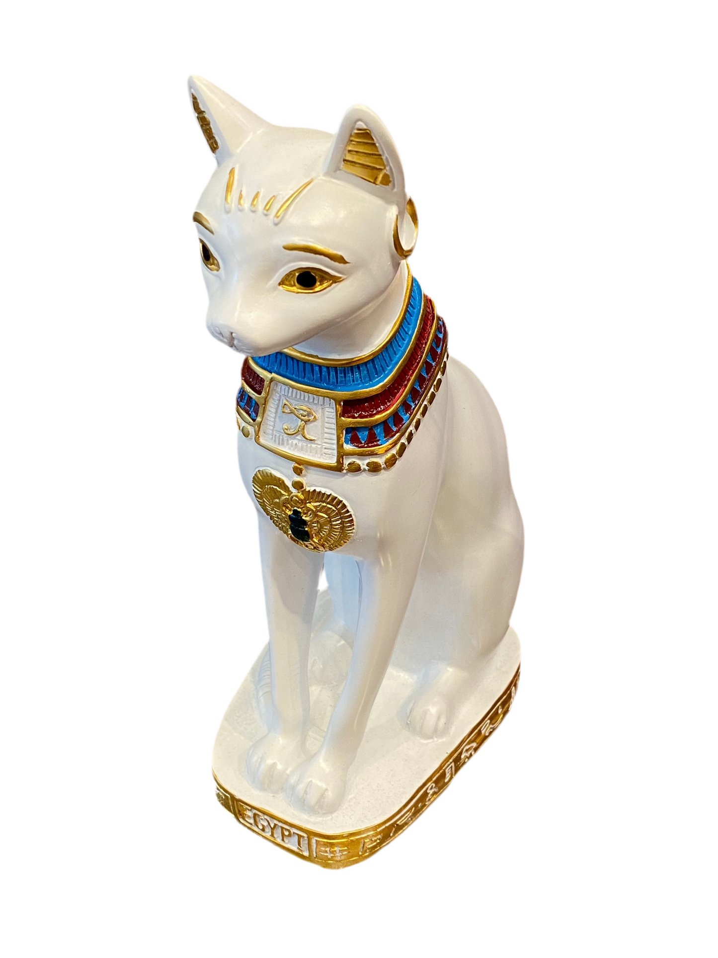 Large White Egyptian Bastet Cat