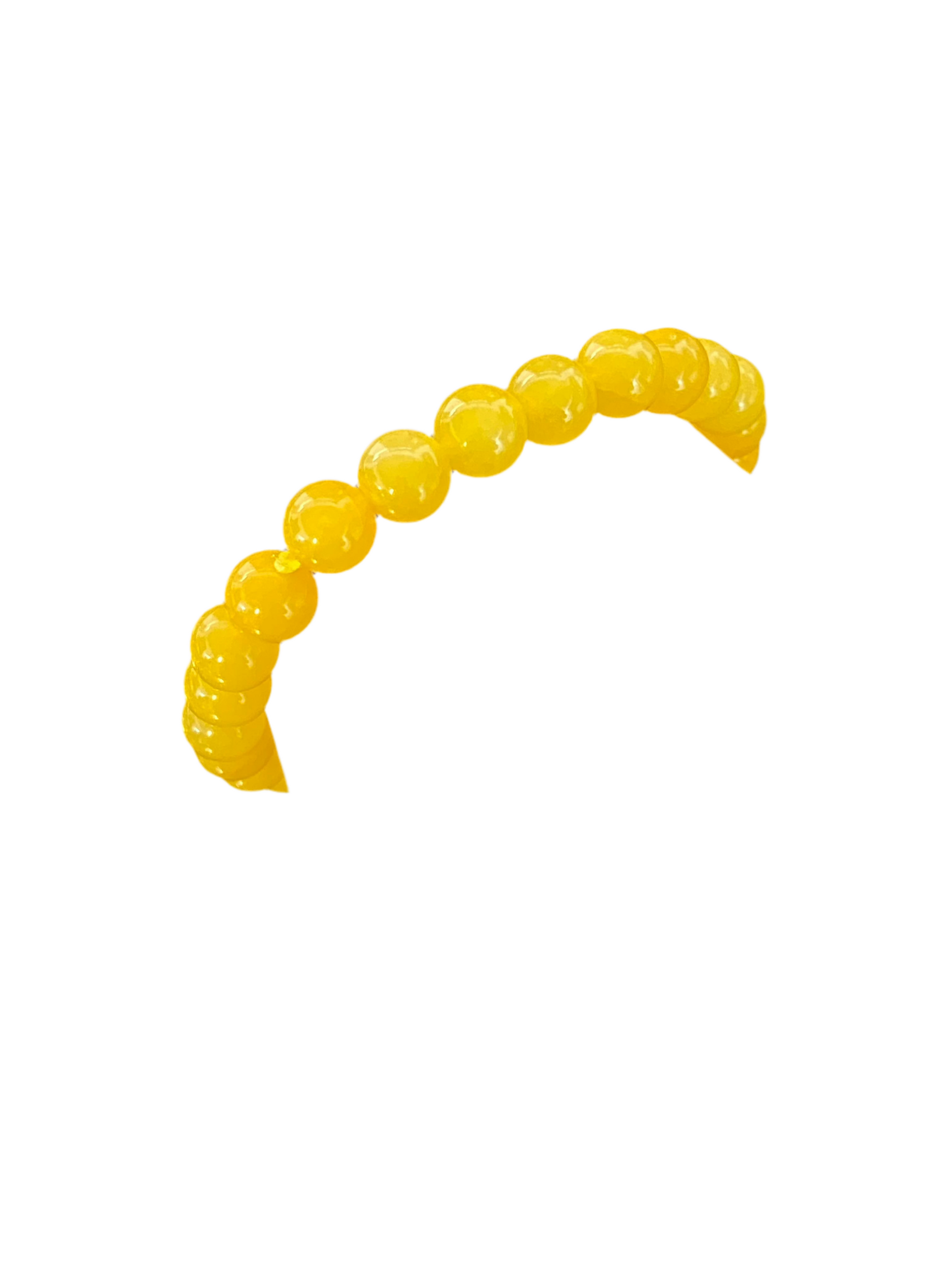 Yellow Aventurine Beaded String Bracelet