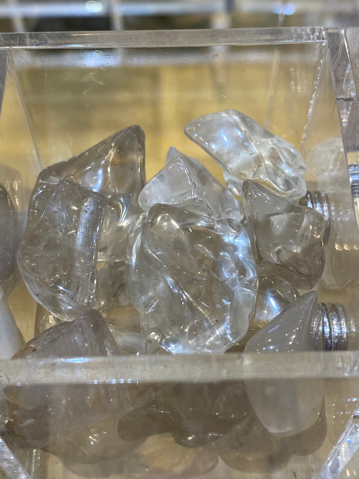Clear Quartz Nugget Tumbled Stone 1pc