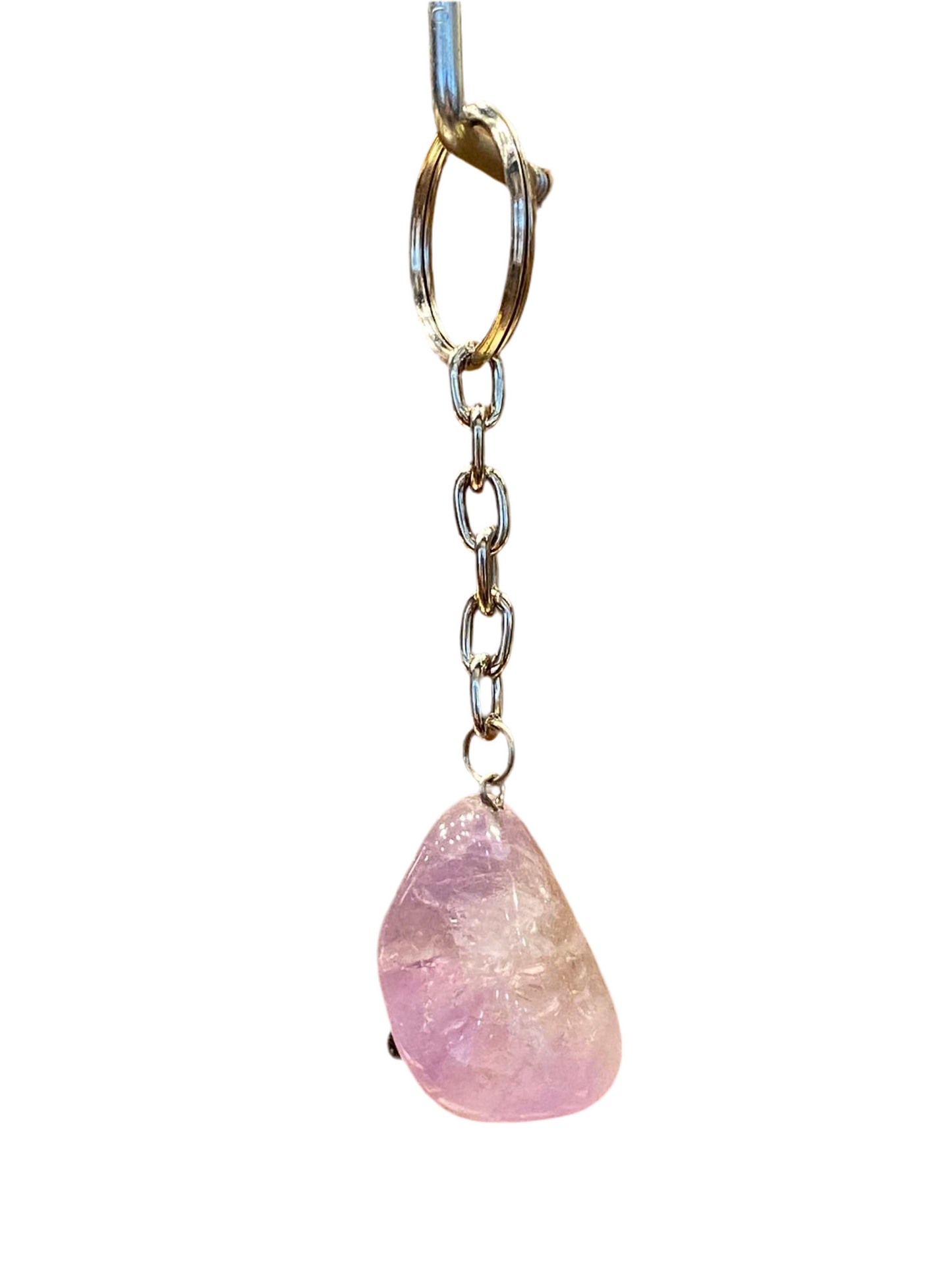 Amethyst Gemstone Keychain