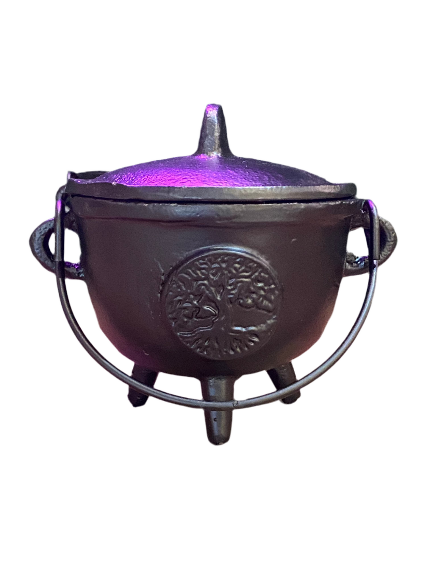 Tree of Life Cast Iron Cauldron