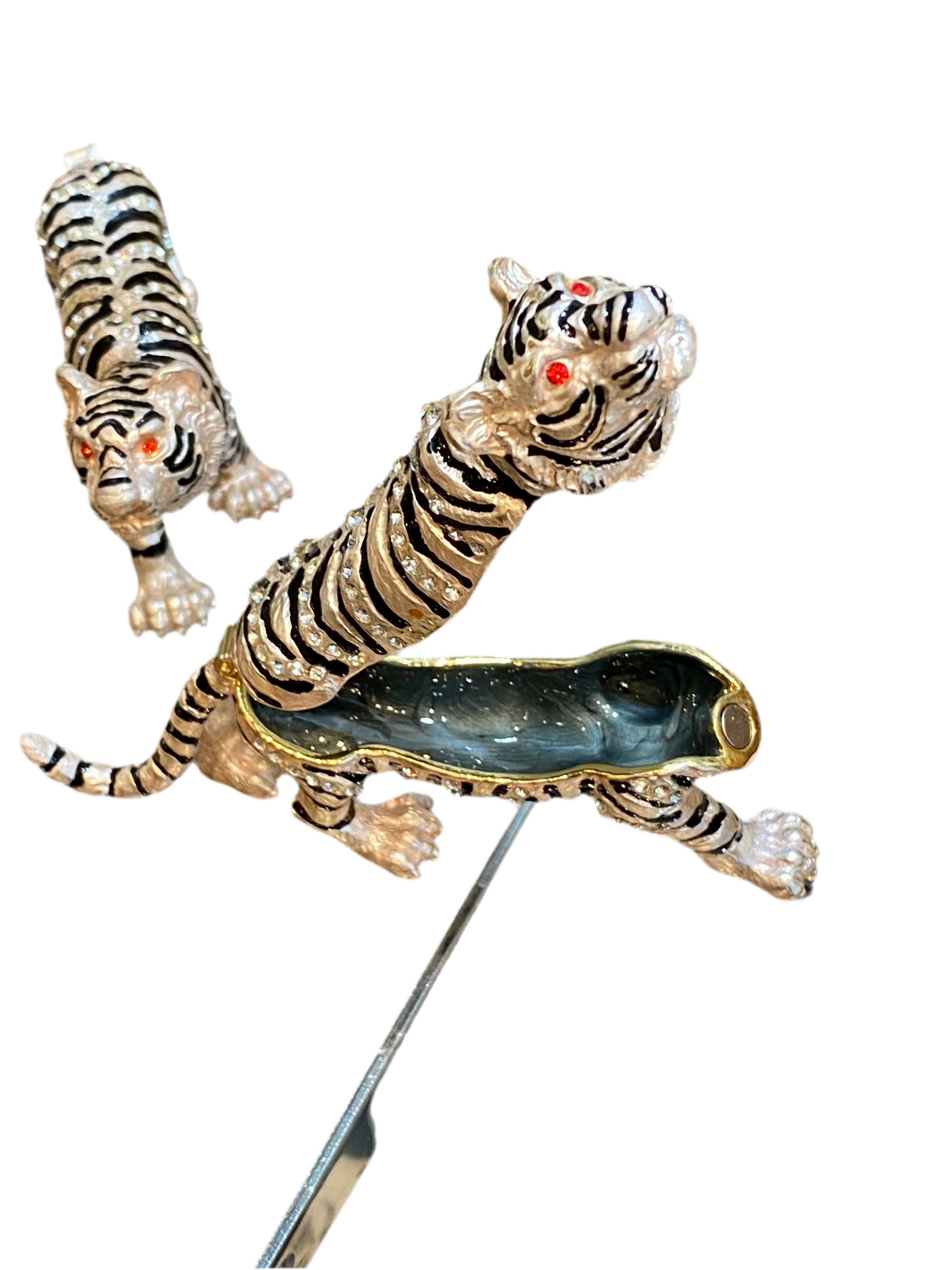 Tiger Bejeweled Trinket