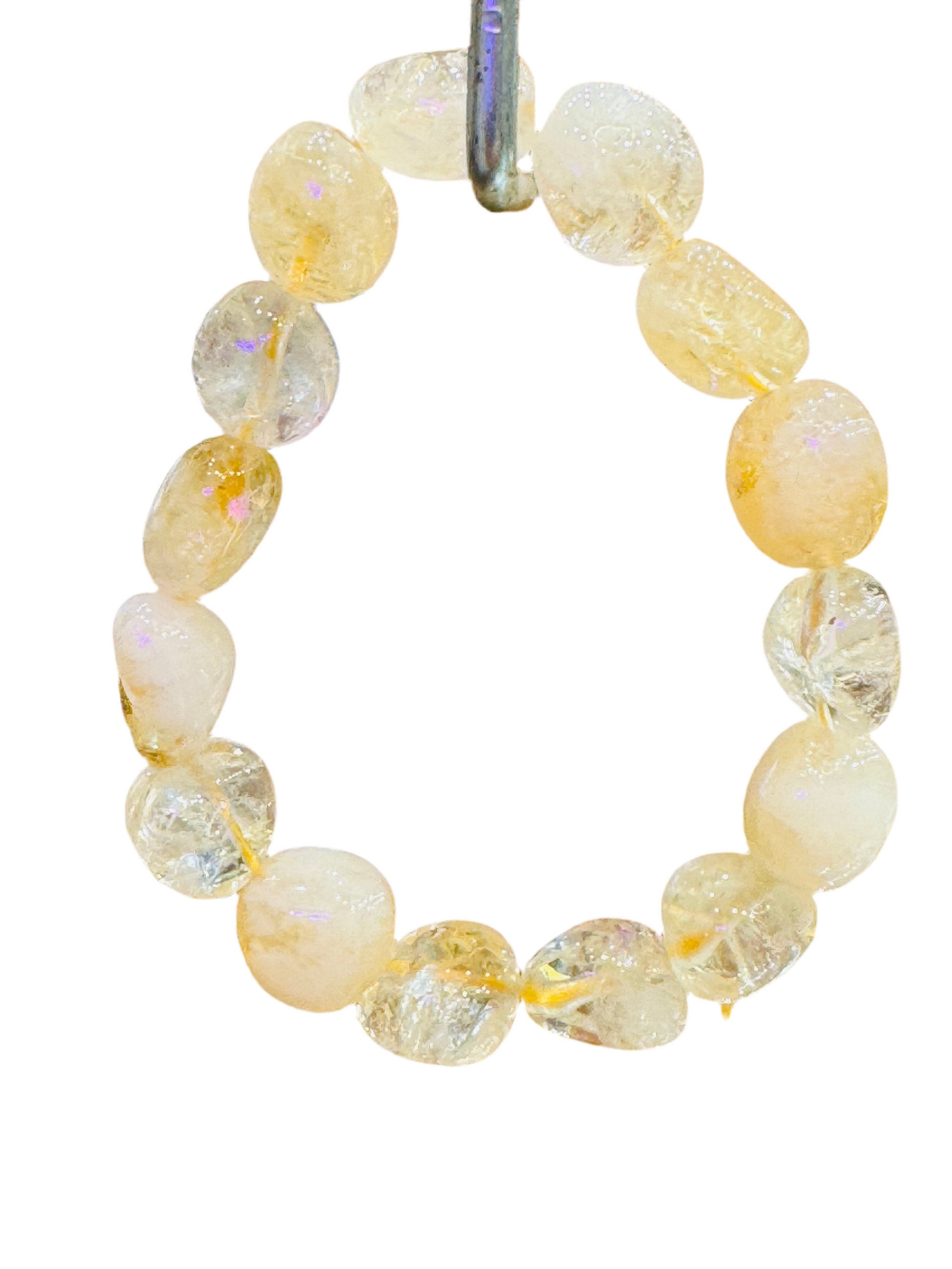 Citrine Tumbled String Bracelet