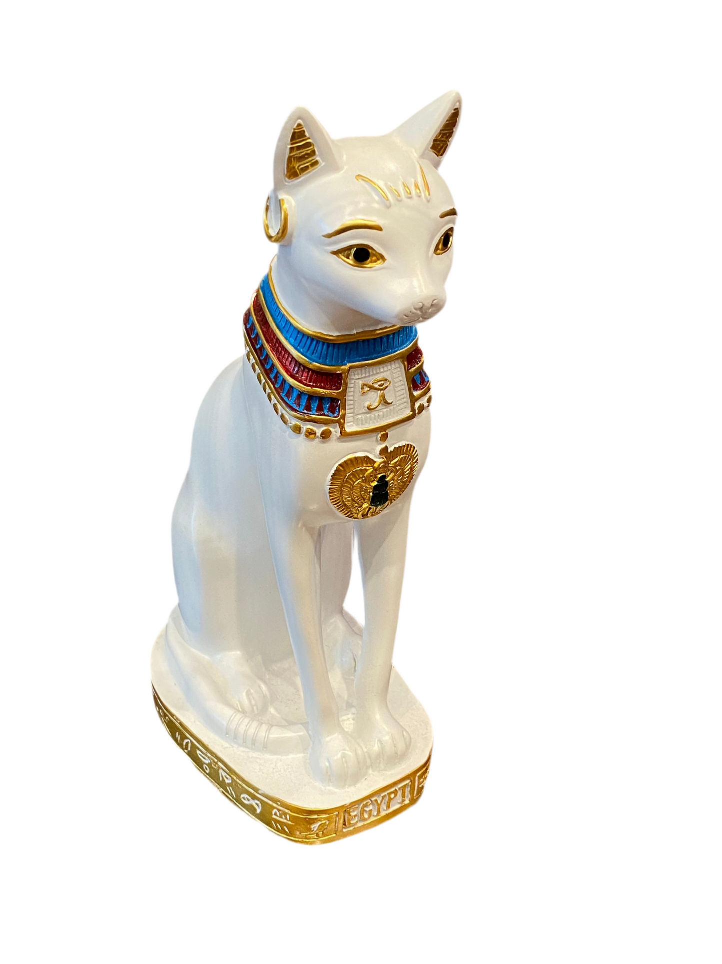 Large White Egyptian Bastet Cat