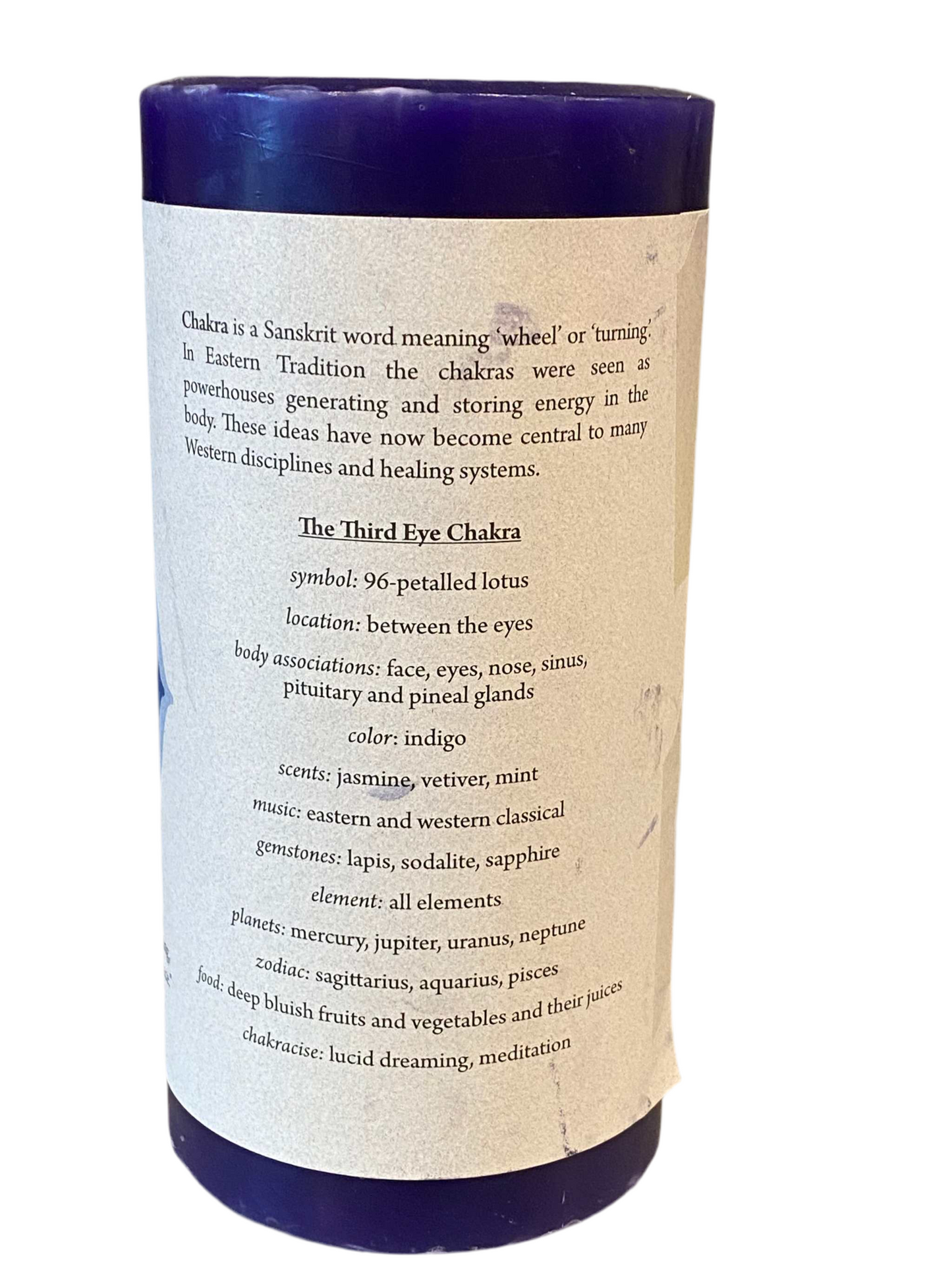 Third Eye Chakra Candle