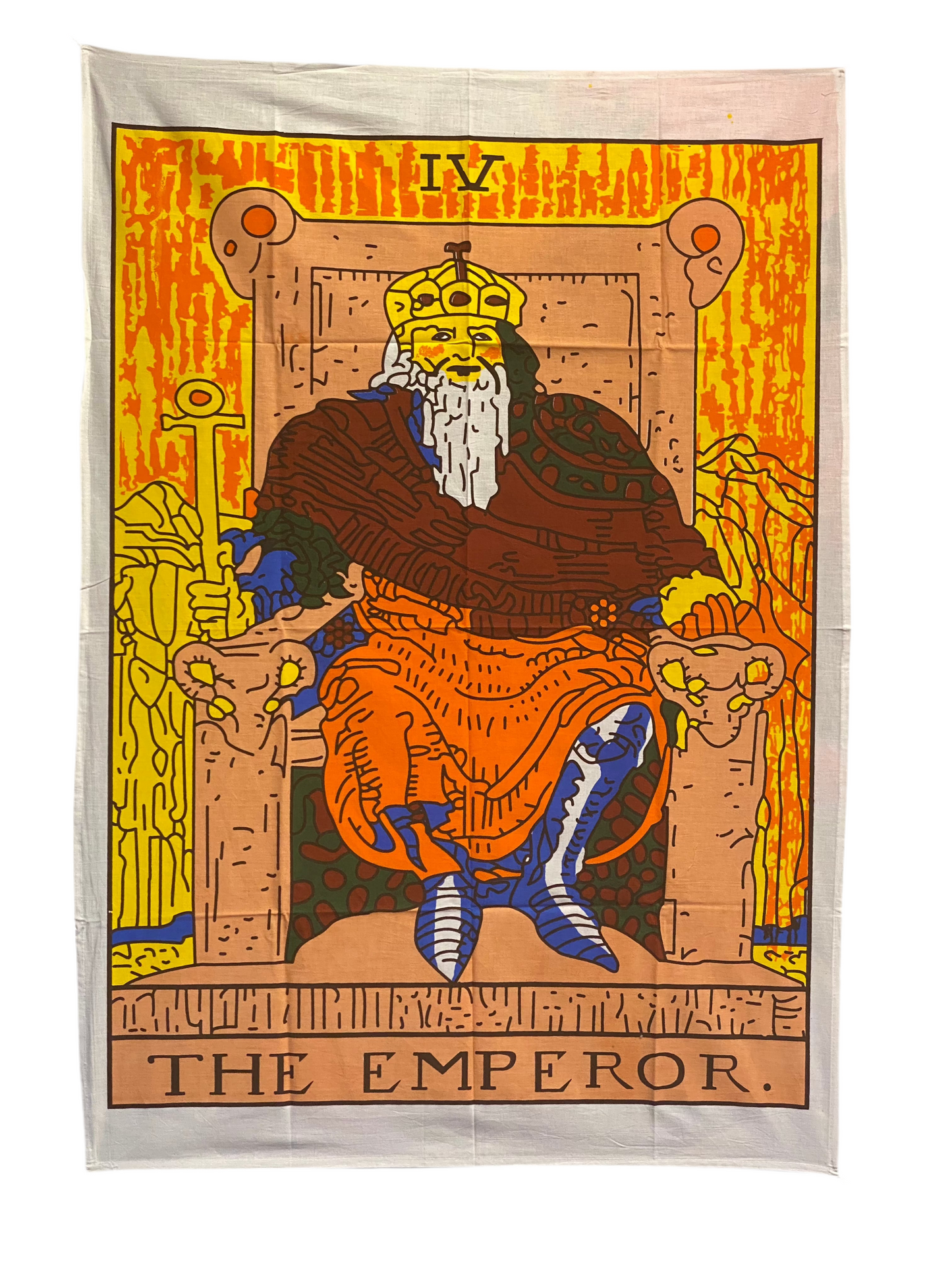 Rider Tarot Tapestry The Emperor
