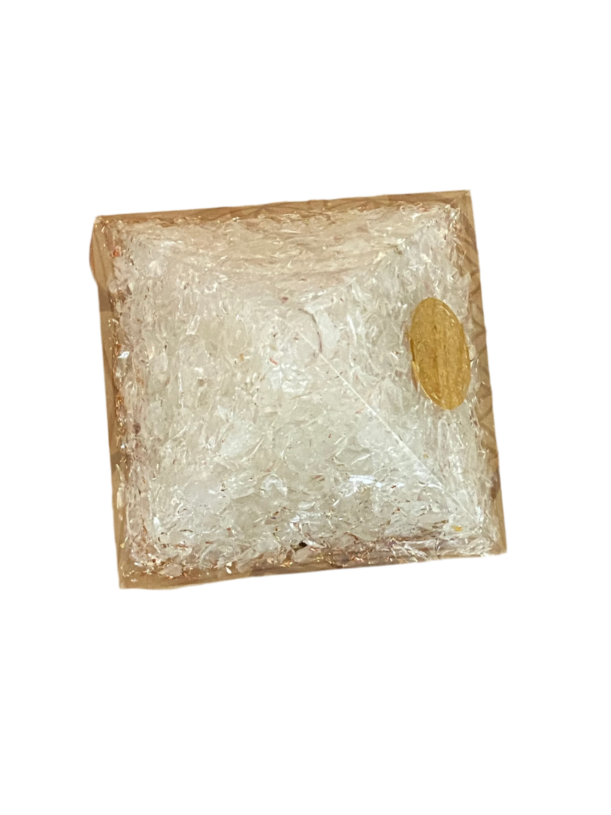 Orgonite Pyramid Large Clear Quartz