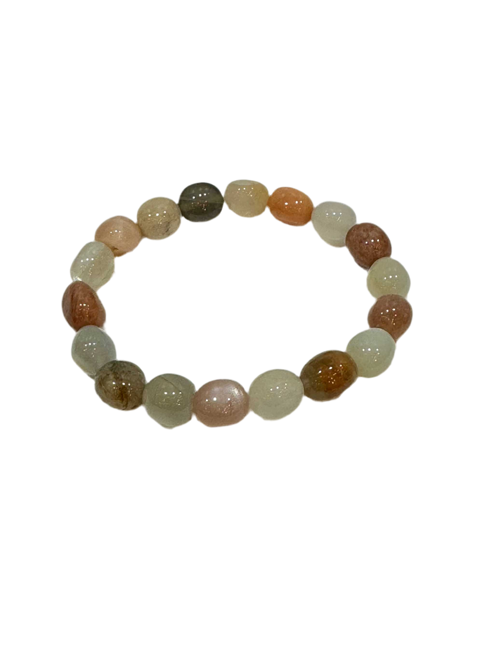 Moonstone Gemstone Polished Bracelet
