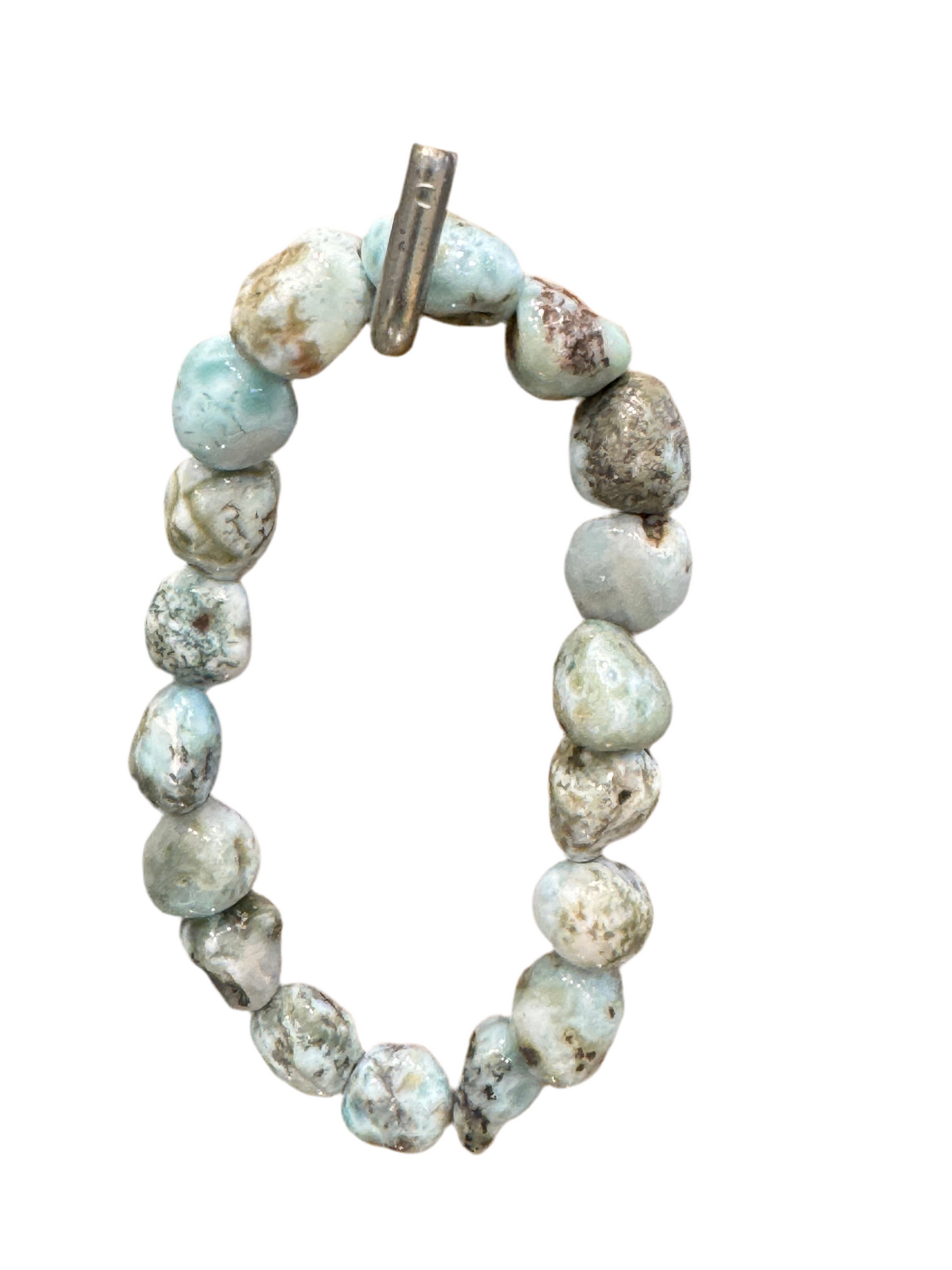 Larimar Beaded Bracelet