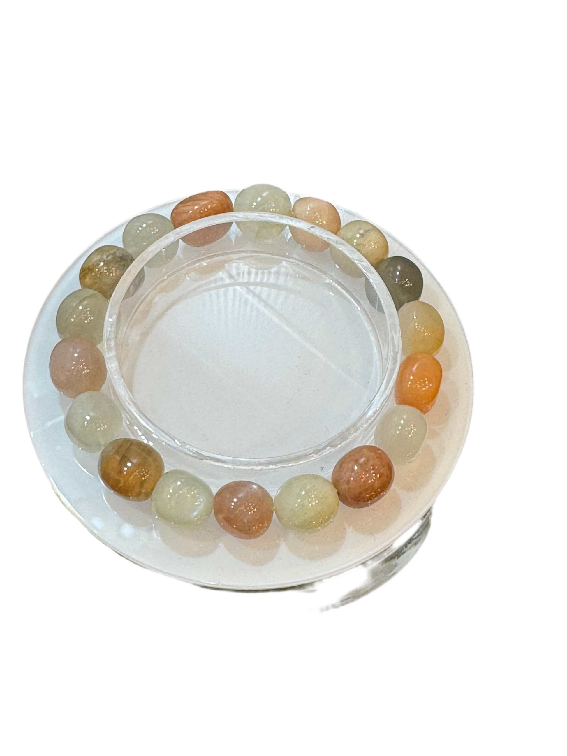 Moonstone Gemstone Polished Bracelet