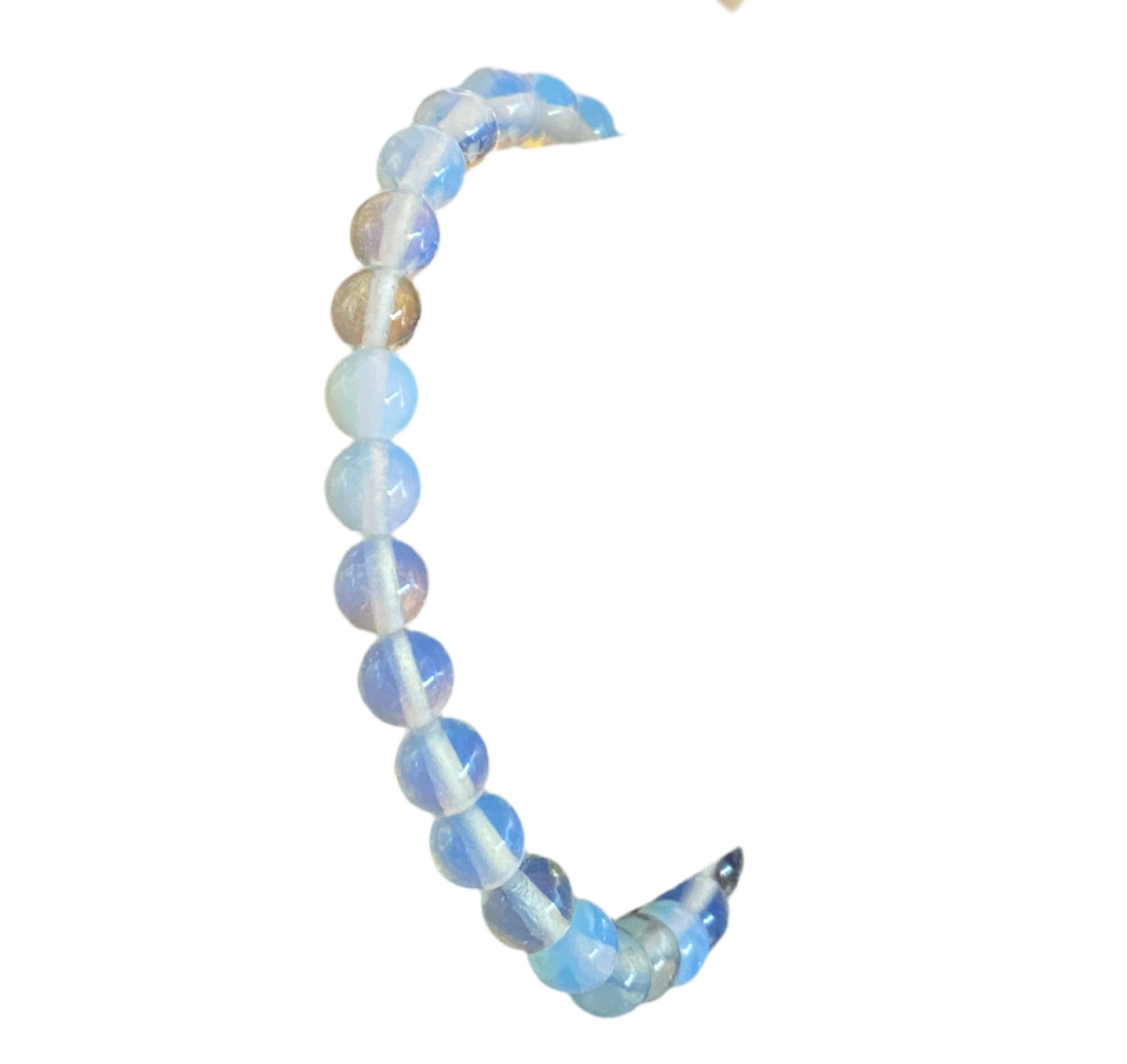Opalite Beaded String Bracelet 6mm