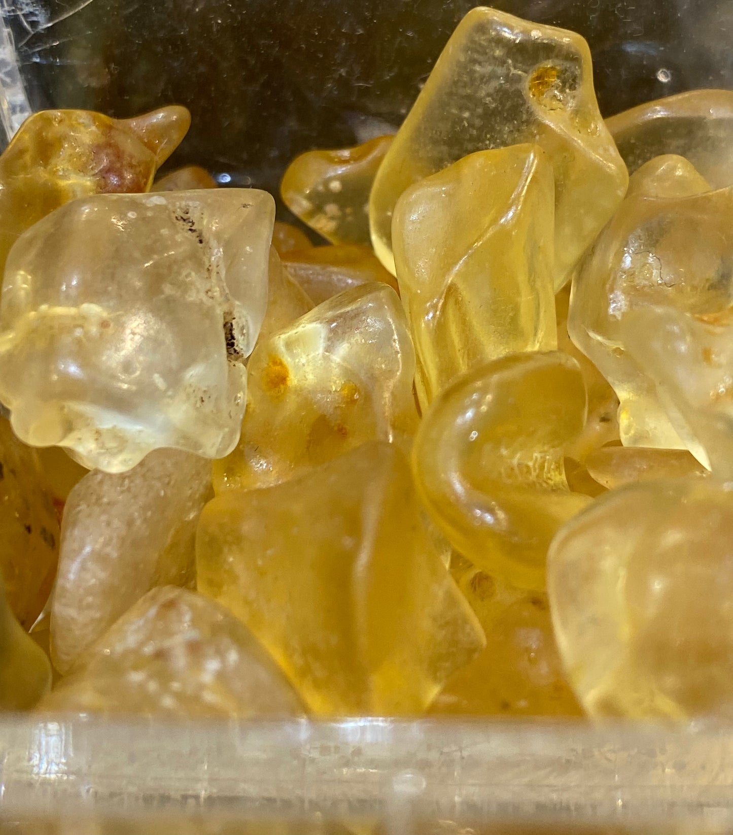 Golden Yellow Citrine Nugget Tumbled Stone 1pc