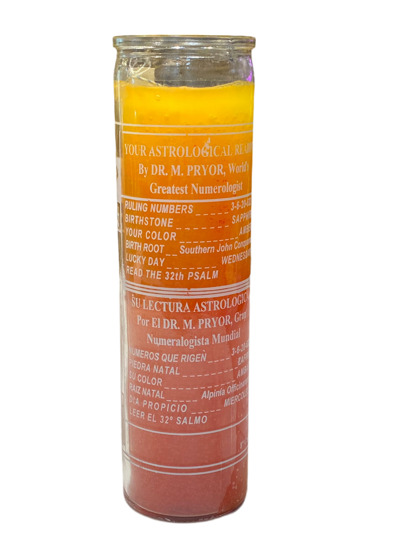 Zodiac Virgo 7 Day Candle