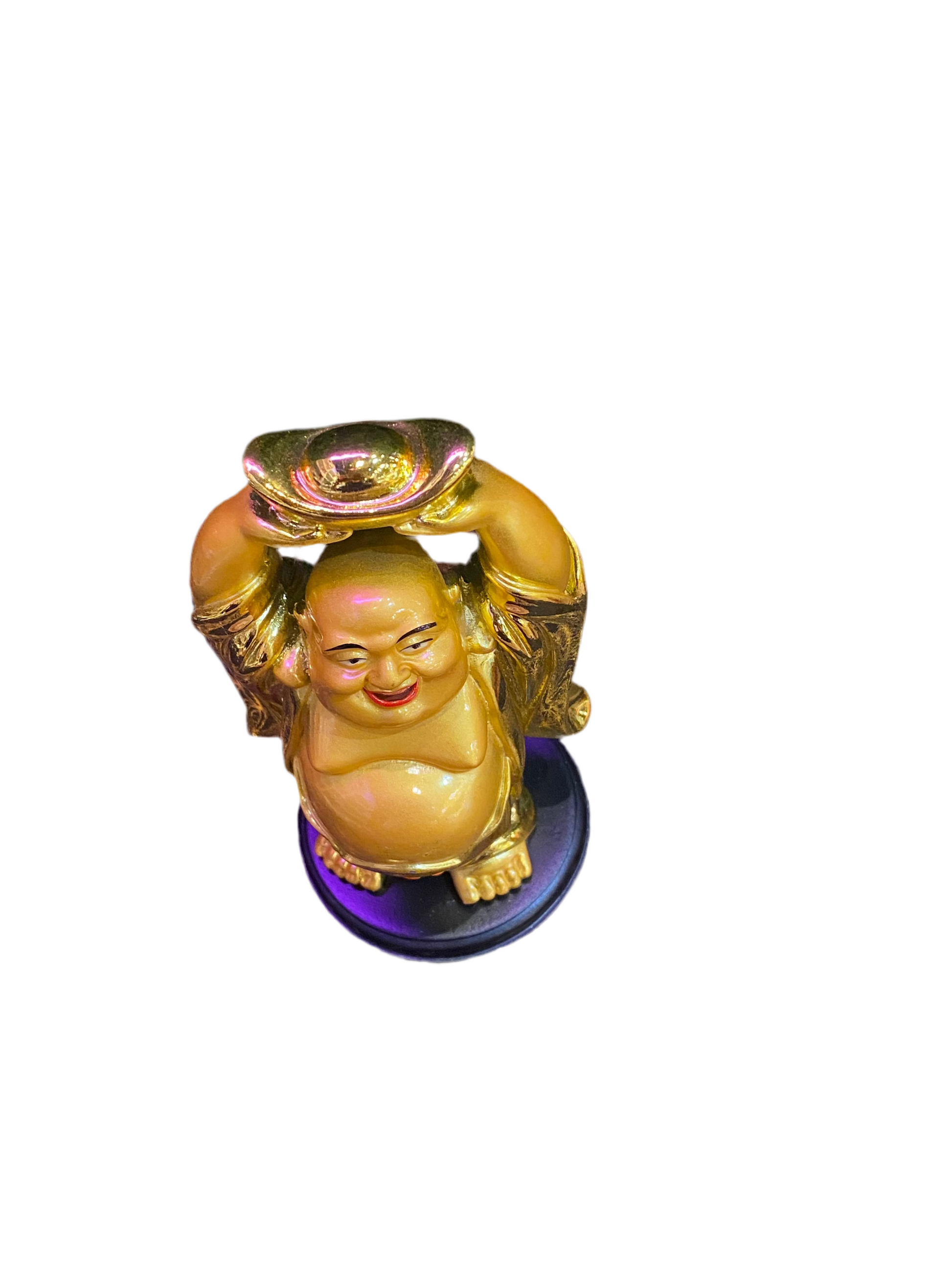 Colorful Feng Shui Gold Laughing Buddha