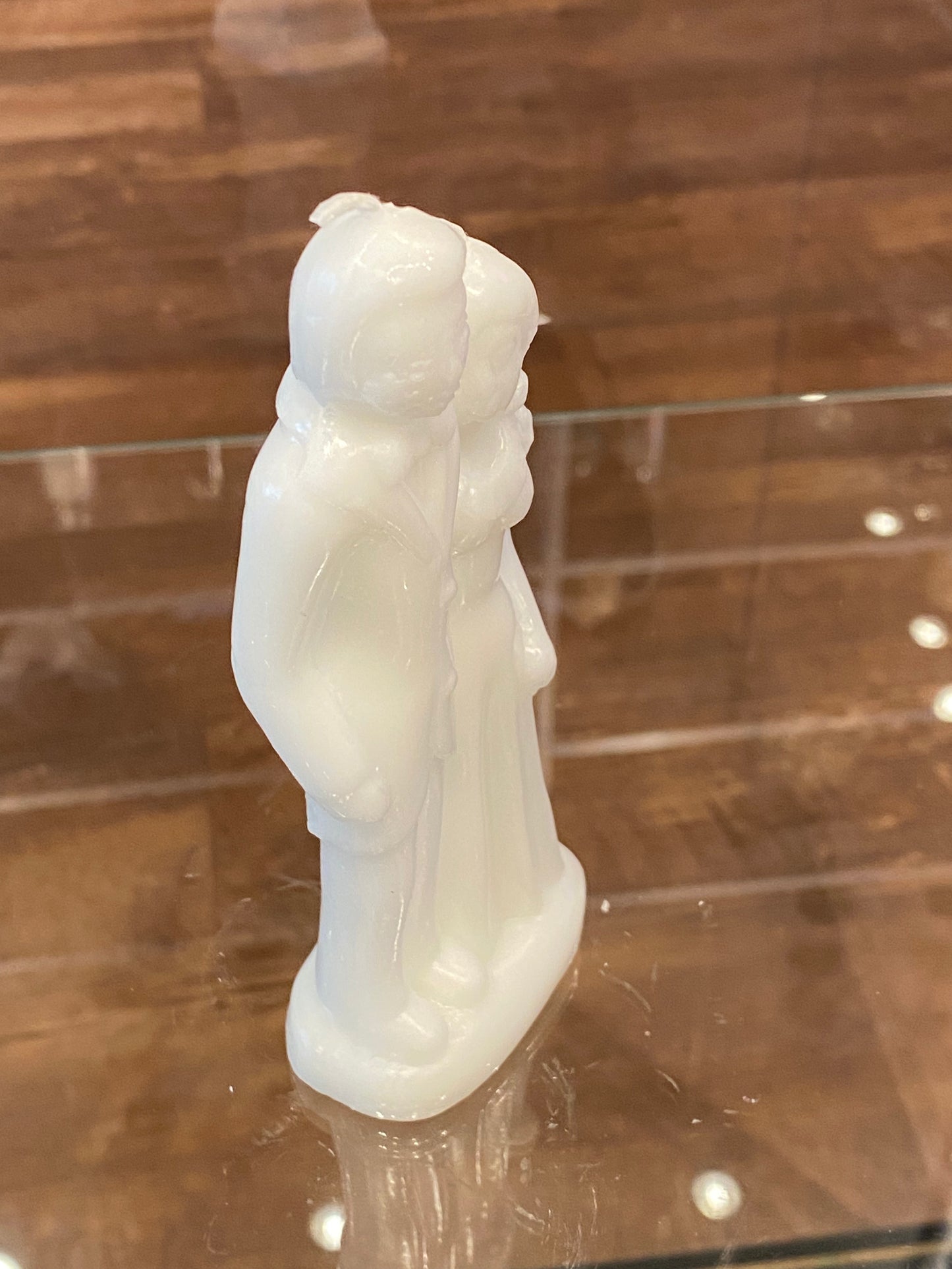 Decorative Ritual Wedding Couple Candle White