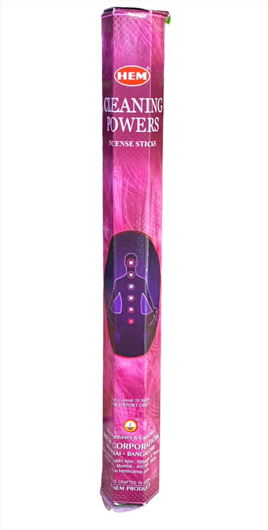 HEM Cleaning Powers Incense Sticks packaging.