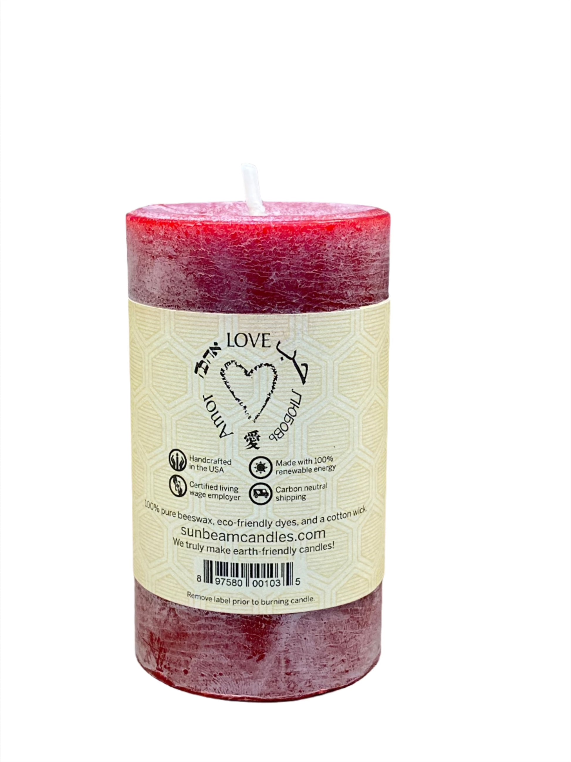 Sunbeam Candles Love