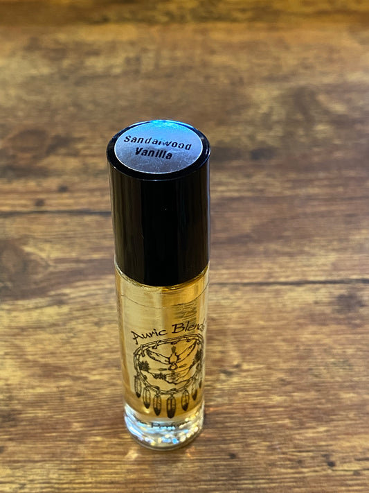 Auric Blends Sandalwood Vanilla Roll-on Perfume Oil