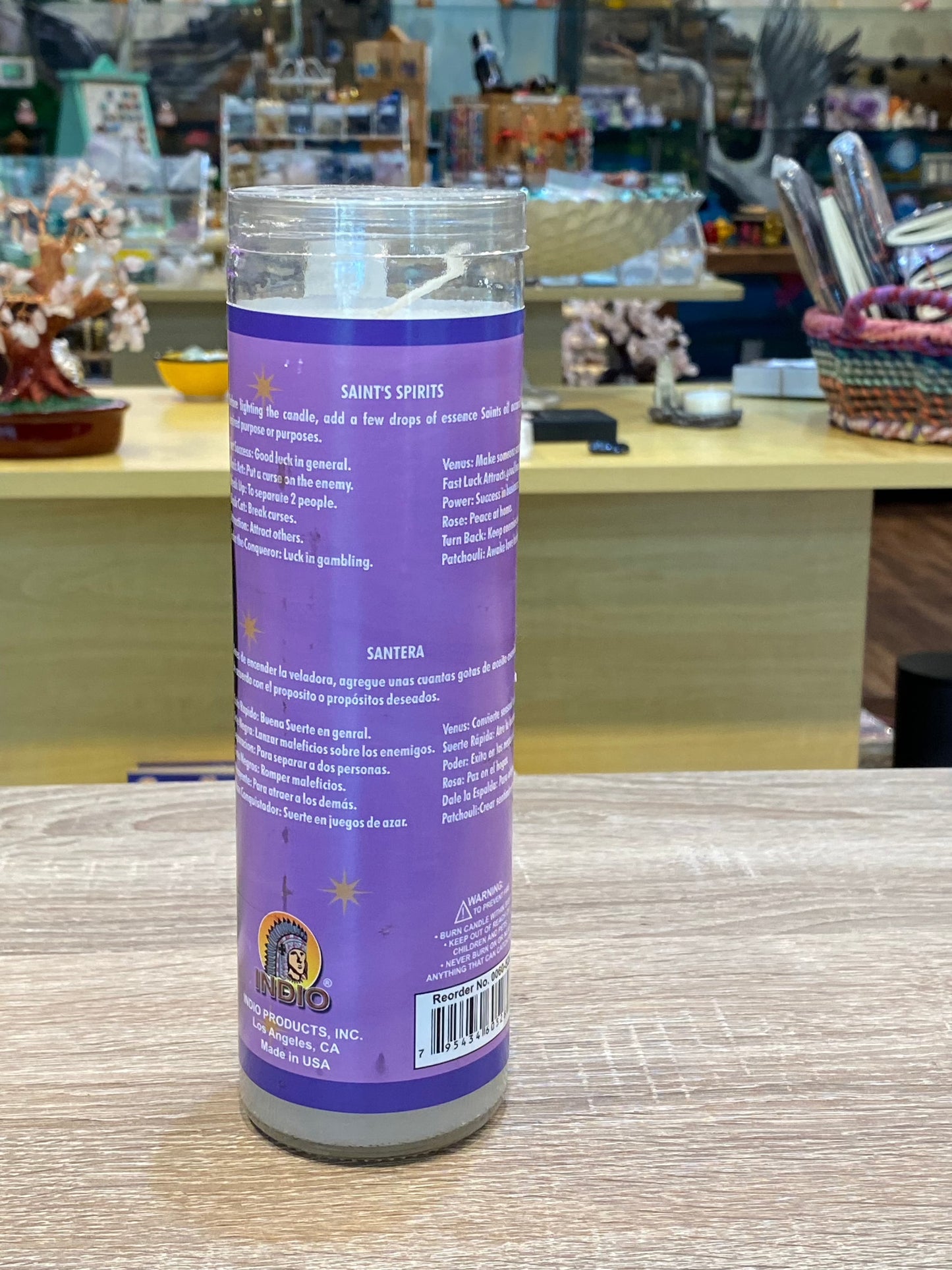 Santeria Saint’s Spirits 7 day fixed candle