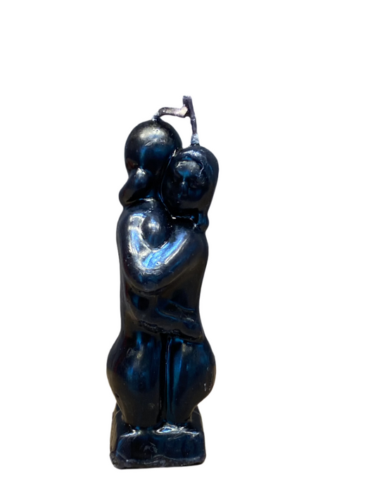 Erotic Couple Candle Black