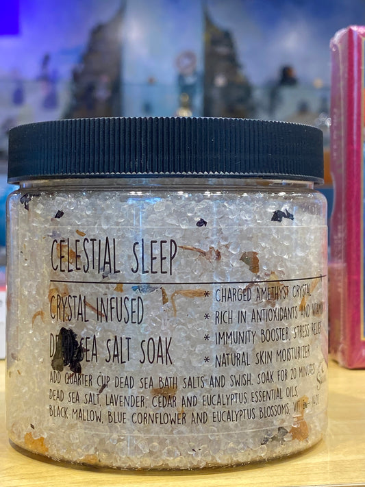 Crescent City Swoon Celestial Amethyst Crystal Dead Sea Bath Salts