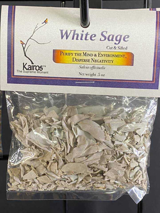 White Sage Loose for purification and energy cleansing.