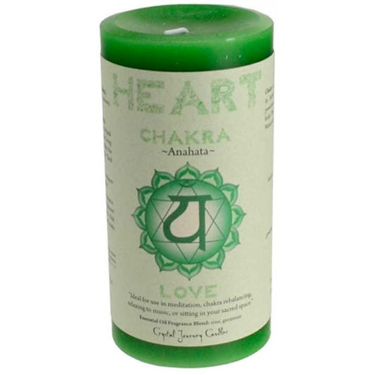 Crystal Journey Heart Chakra Candle